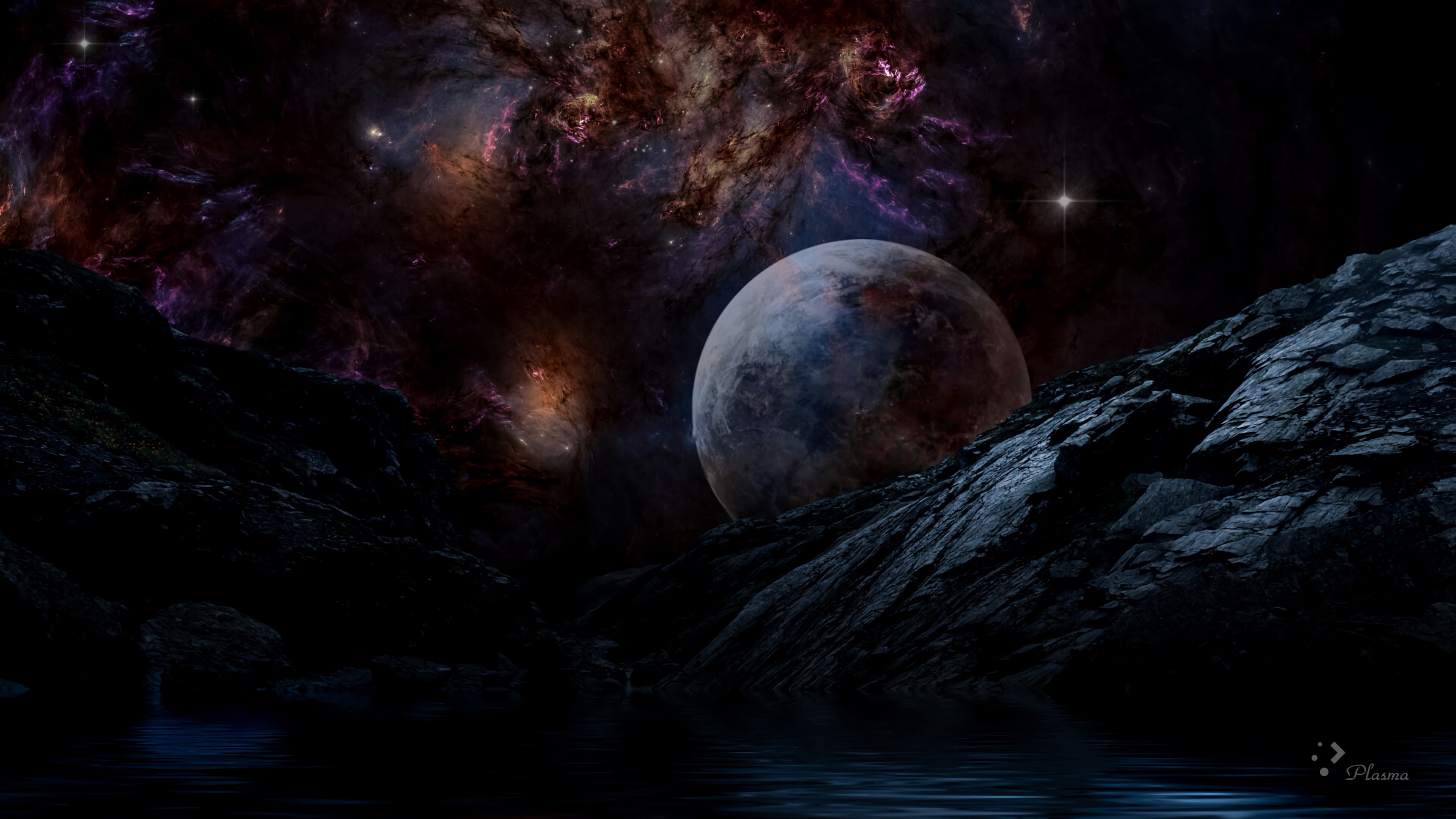Free download wallpaper Rocks, Universe, Planet, Galaxy on your PC desktop