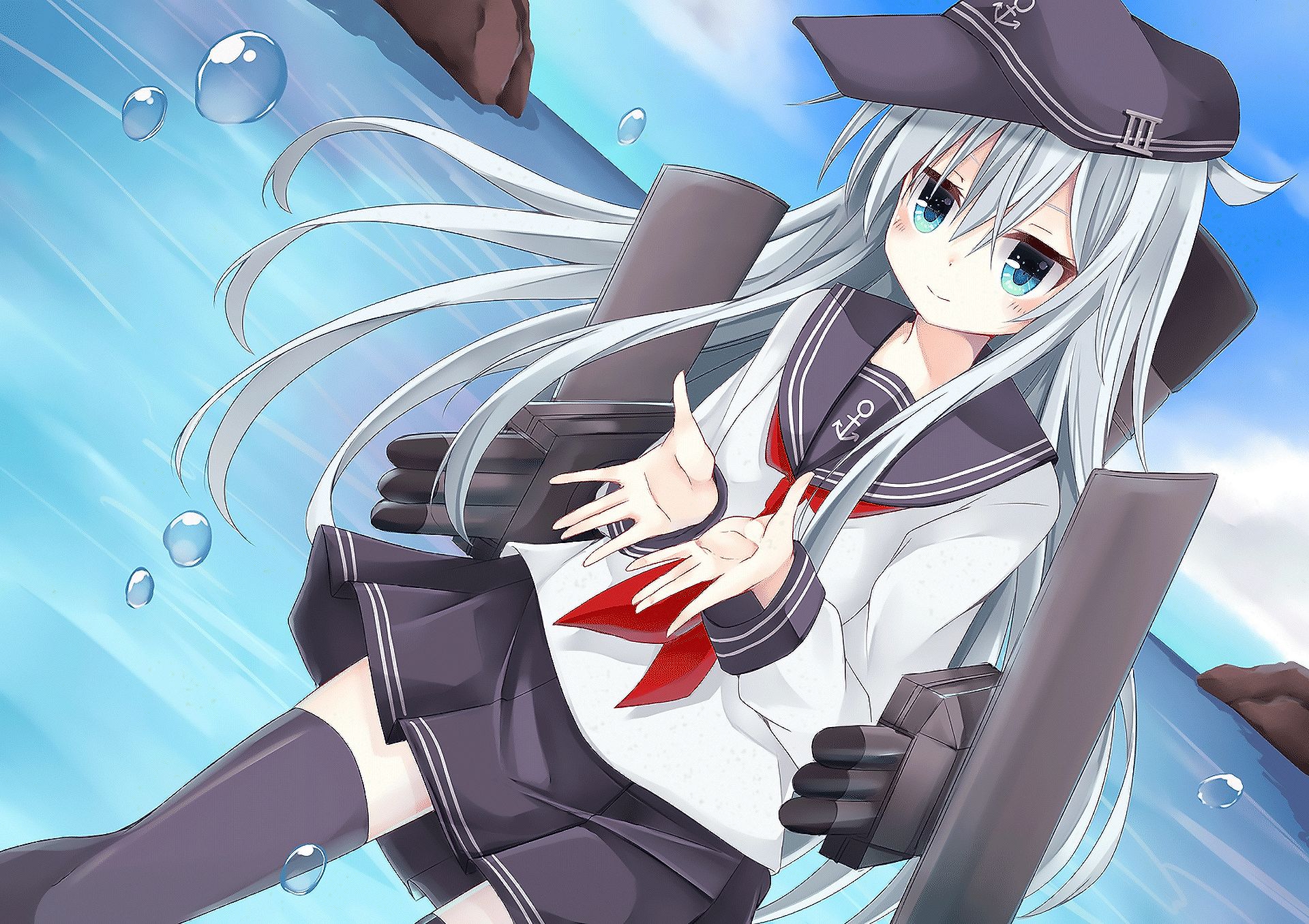 Laden Sie das Animes, Kantai Sammlung, Hibiki (Kancolle)-Bild kostenlos auf Ihren PC-Desktop herunter