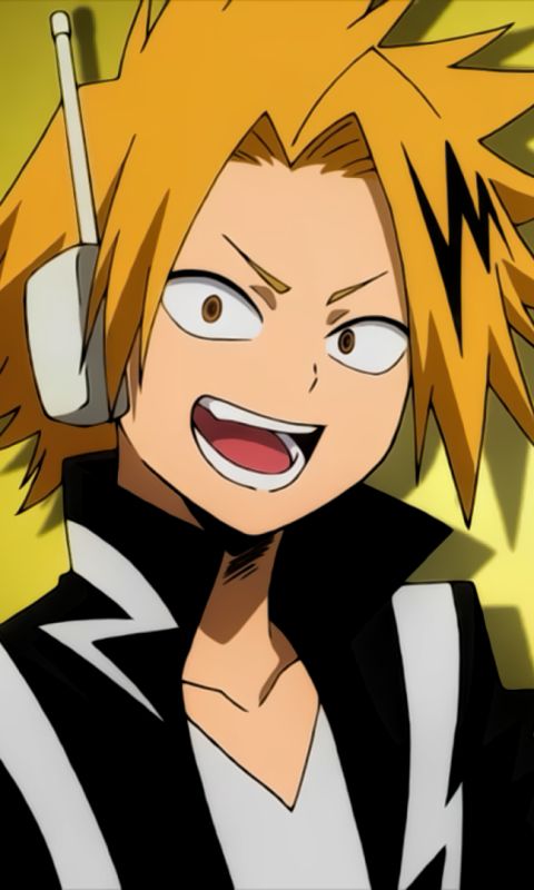 Téléchargez des papiers peints mobile Animé, My Hero Academia, Denki Kaminari gratuitement.