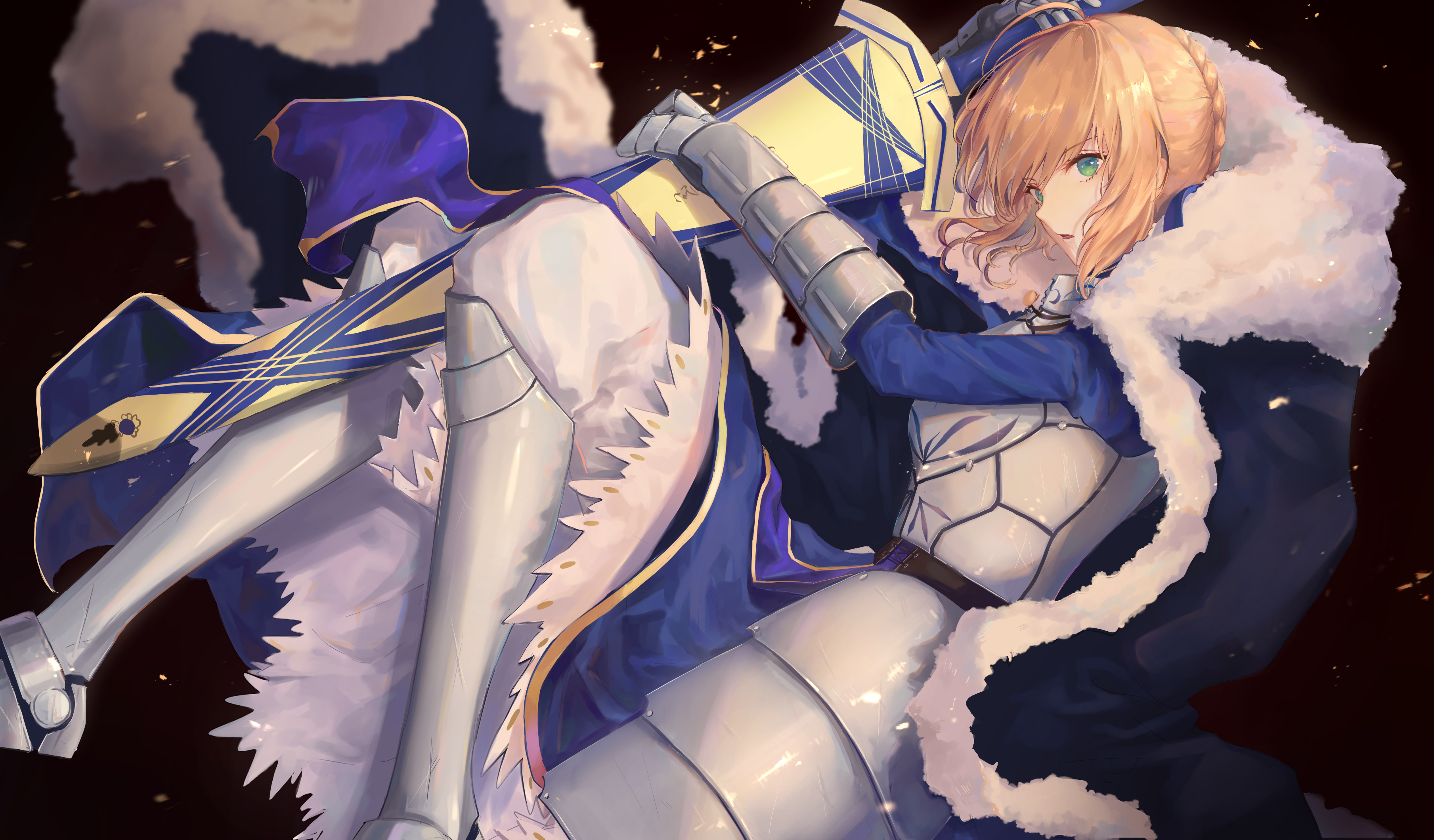 Free download wallpaper Anime, Blonde, Green Eyes, Saber (Fate Series), Fate/stay Night, Artoria Pendragon, Fate Series on your PC desktop
