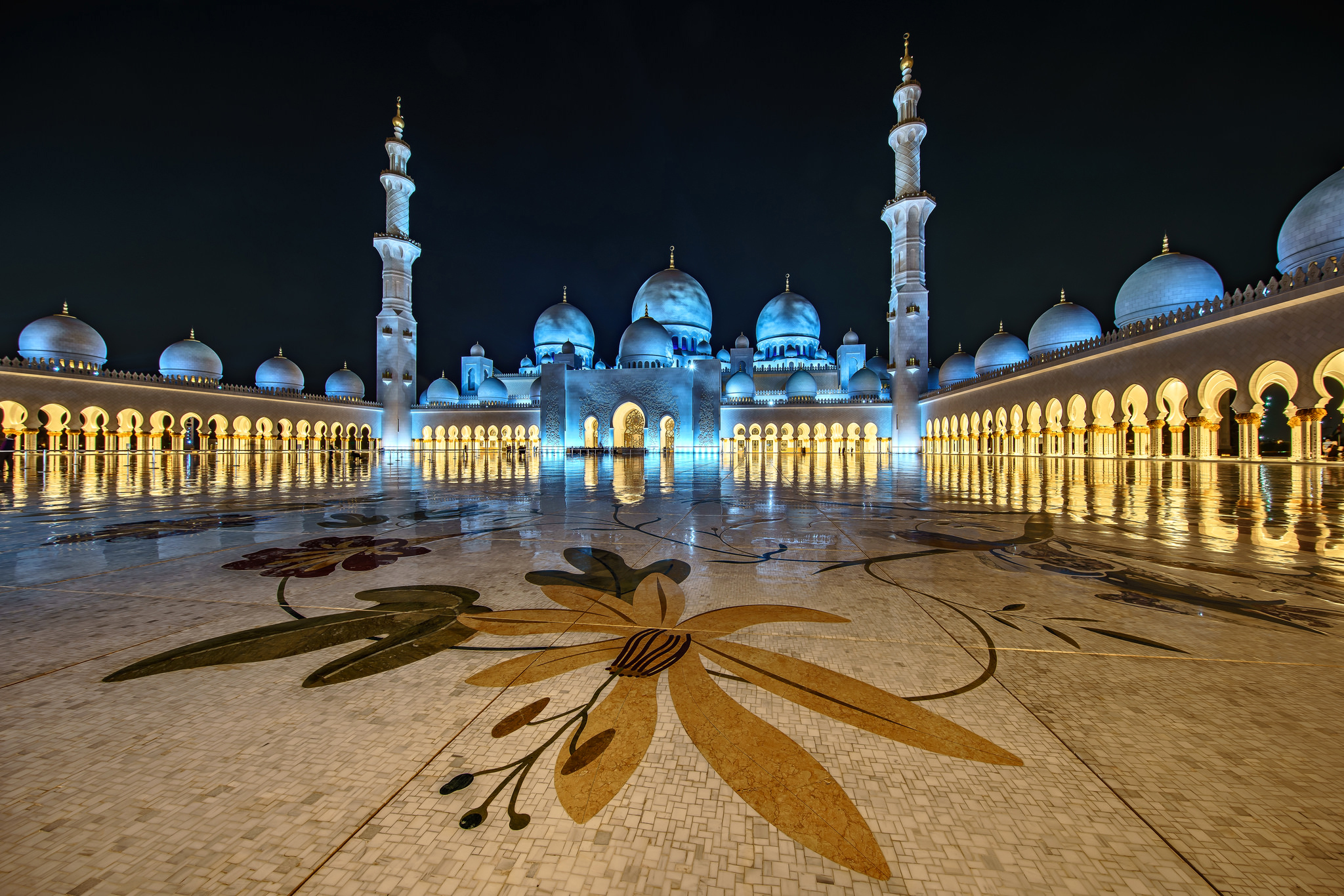 409210 скачать картинку религиозные, большая мечеть шейха зайда, абу даби, архитектура, купол, свет, мечеть, ночь, объединённые арабские эмираты, мечети - обои и заставки бесплатно