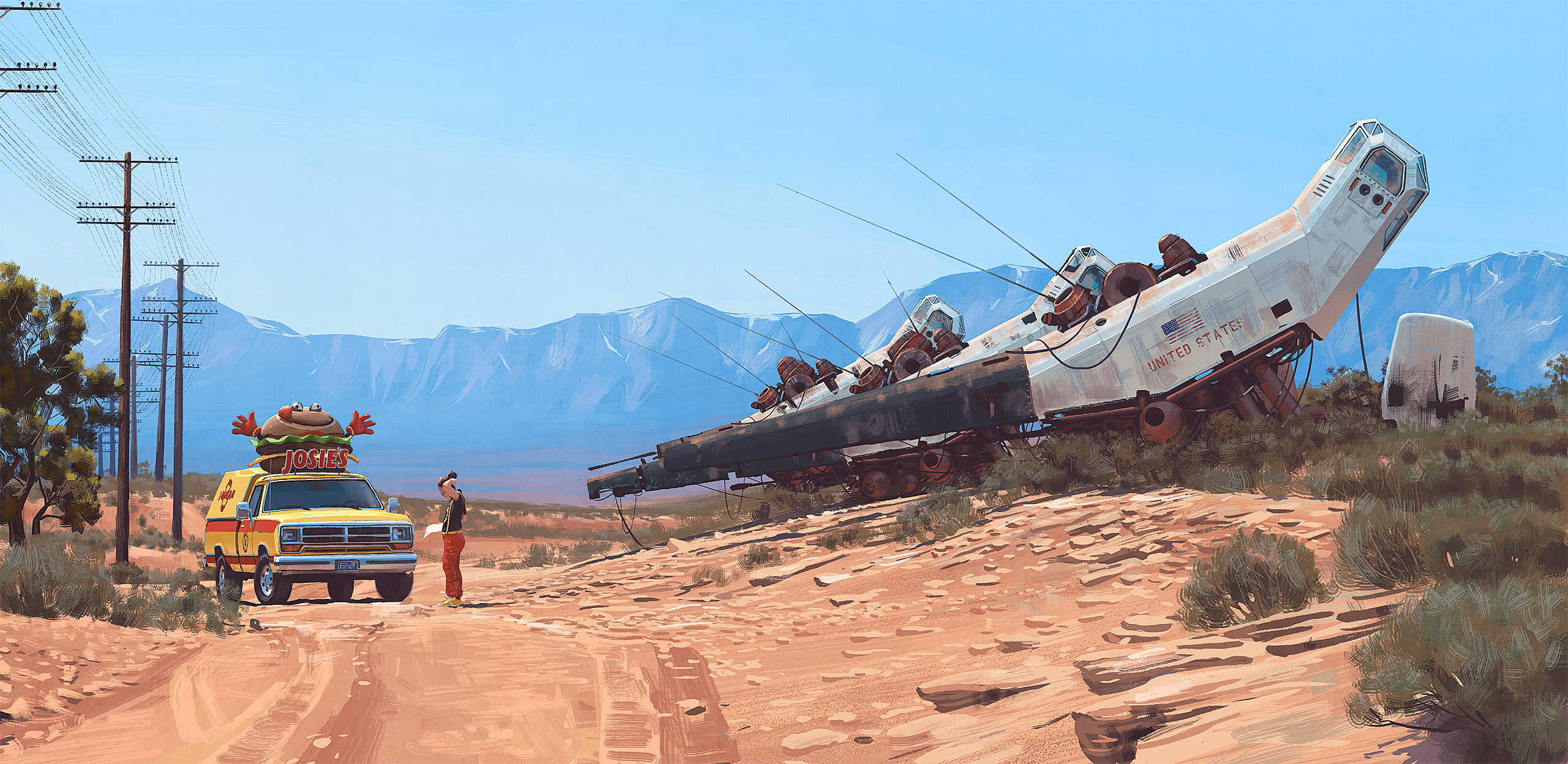 Free download wallpaper Landscape, Desert, Car, Sci Fi, Vehicle on your PC desktop
