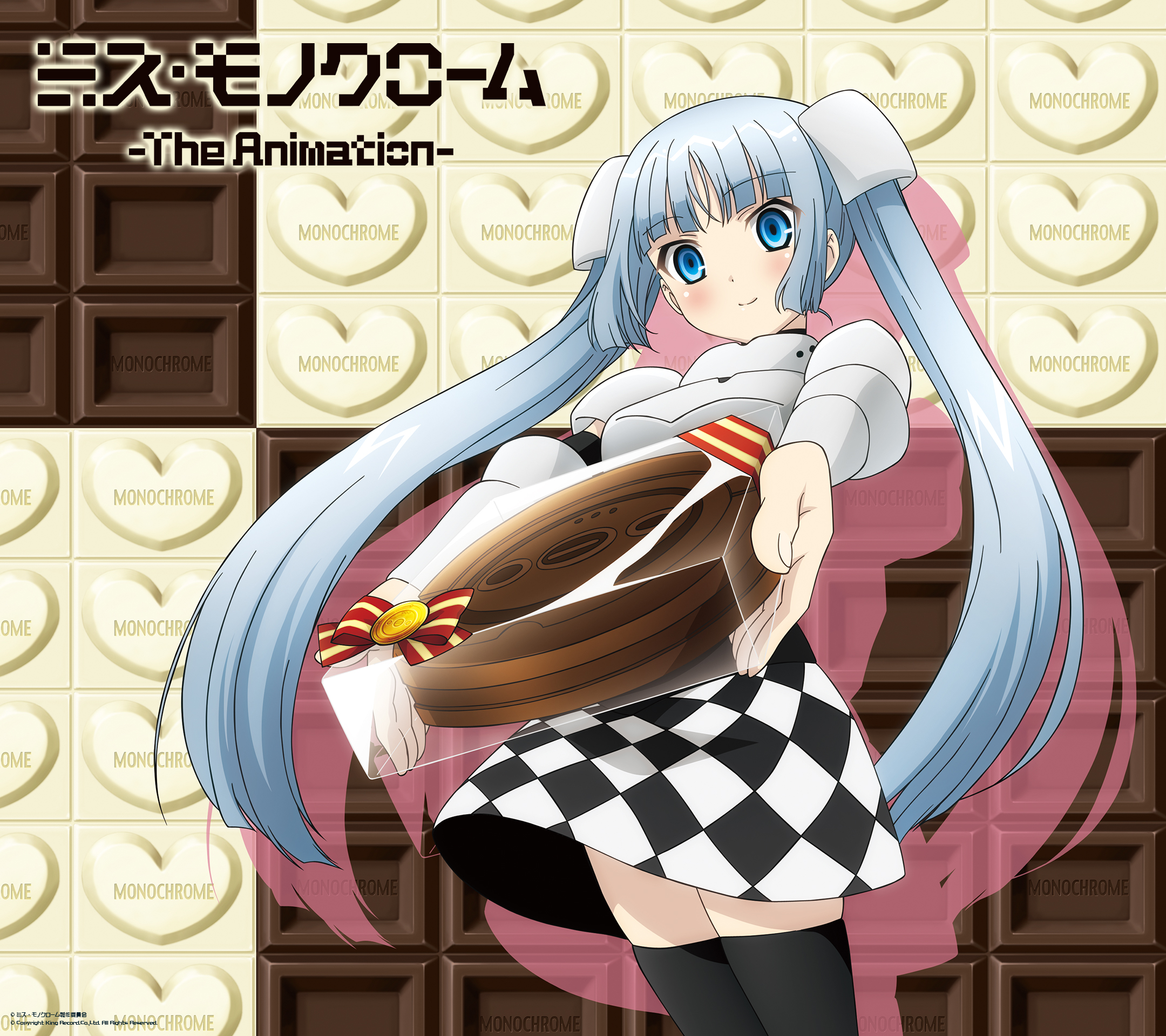 anime, miss monochrome, miss monochrome (character), ruu chan (miss monochrome)