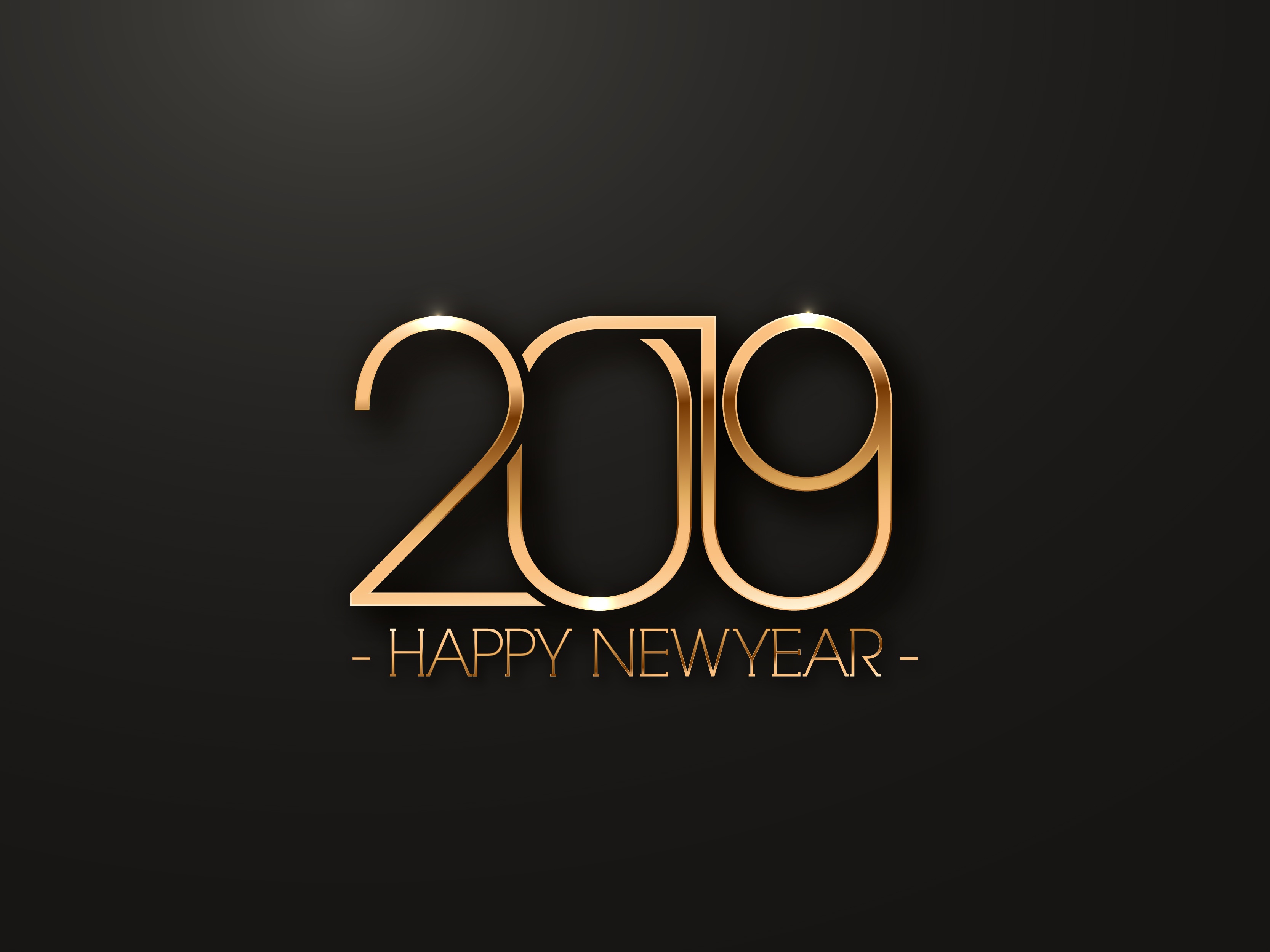 Download mobile wallpaper Holiday, Happy New Year, New Year 2019 for free.