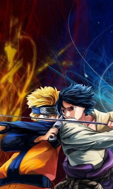 Handy-Wallpaper Naruto, Animes, Sasuke Uchiha, Naruto Uzumaki kostenlos herunterladen.