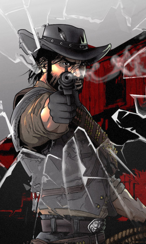 Download mobile wallpaper Cowboy, Video Game, Gun, Red Dead Redemption, John Marston, Red Dead for free.