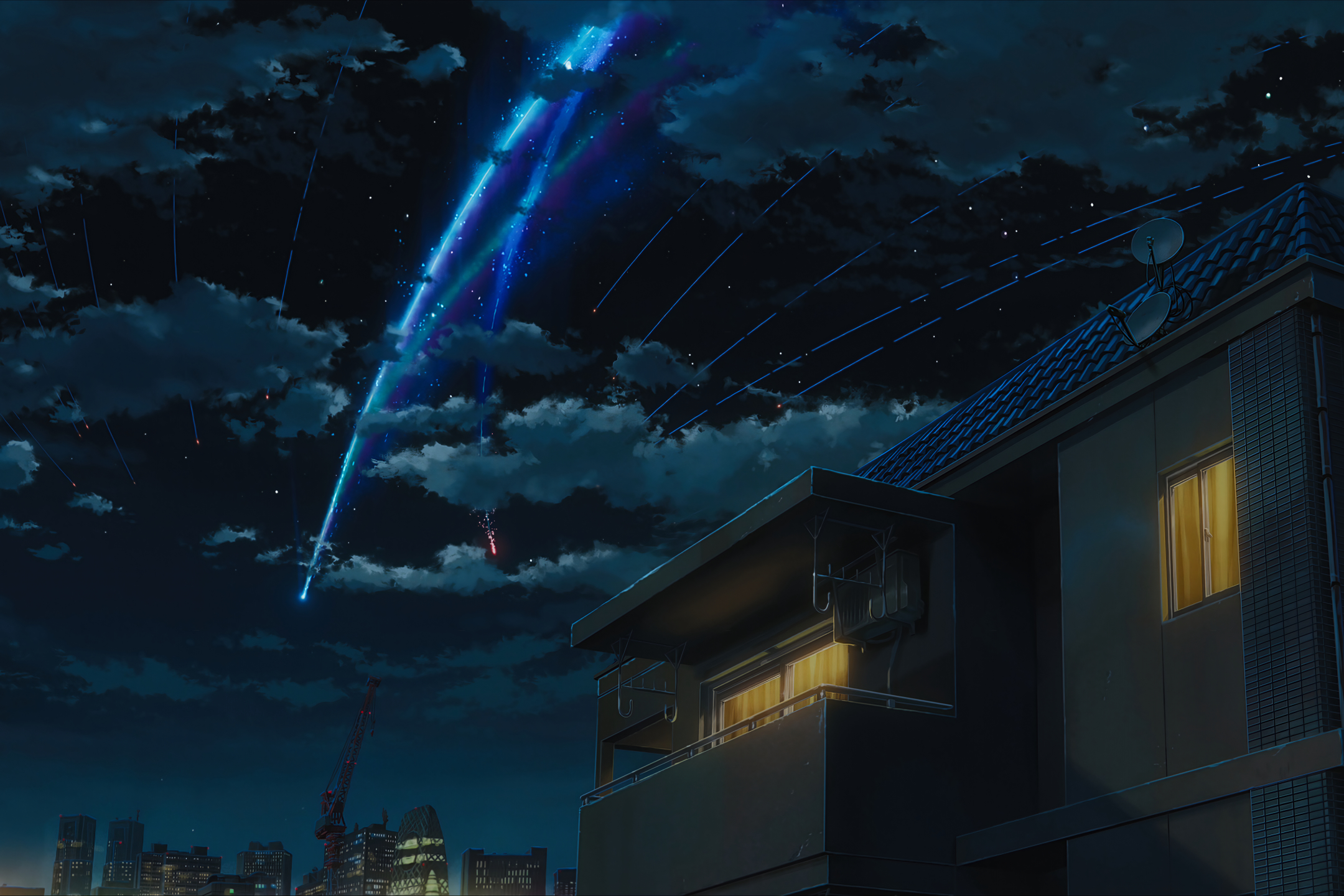 Laden Sie das Animes, Your Name Gestern Heute Und Für Immer, Kimi No Na Wa-Bild kostenlos auf Ihren PC-Desktop herunter