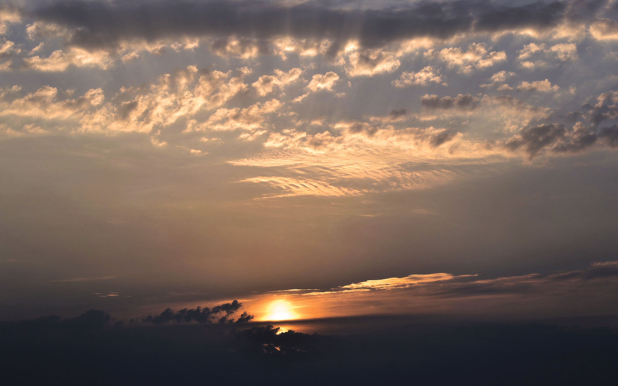 Laden Sie das Landschaft, Sunset, Clouds-Bild kostenlos auf Ihren PC-Desktop herunter