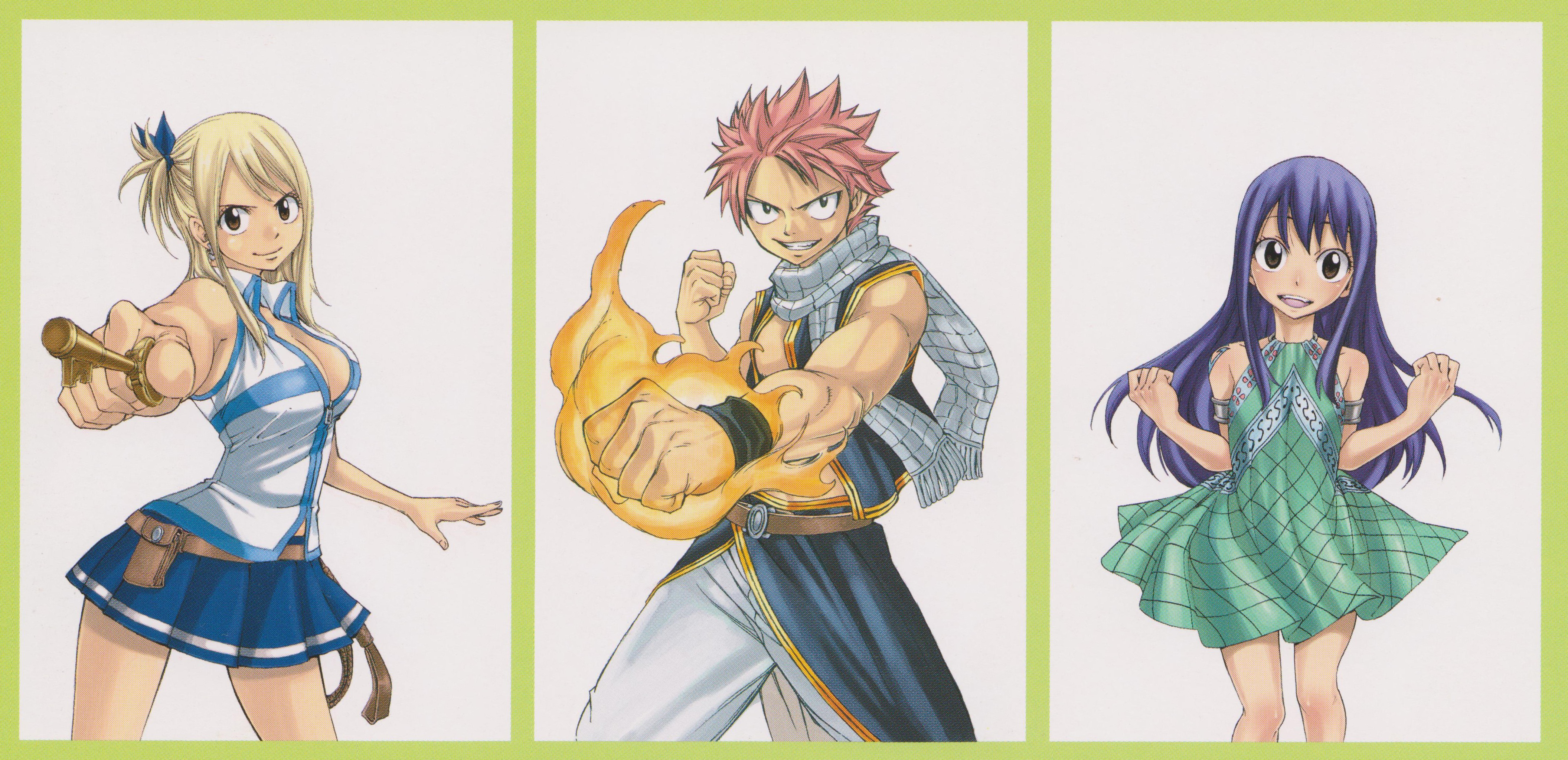Download mobile wallpaper Anime, Fairy Tail, Lucy Heartfilia, Natsu Dragneel, Wendy Marvell for free.