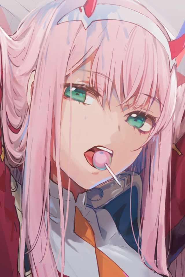 Handy-Wallpaper Animes, Darling In The Franxx, Zero Two (Liebling Im Franxx) kostenlos herunterladen.