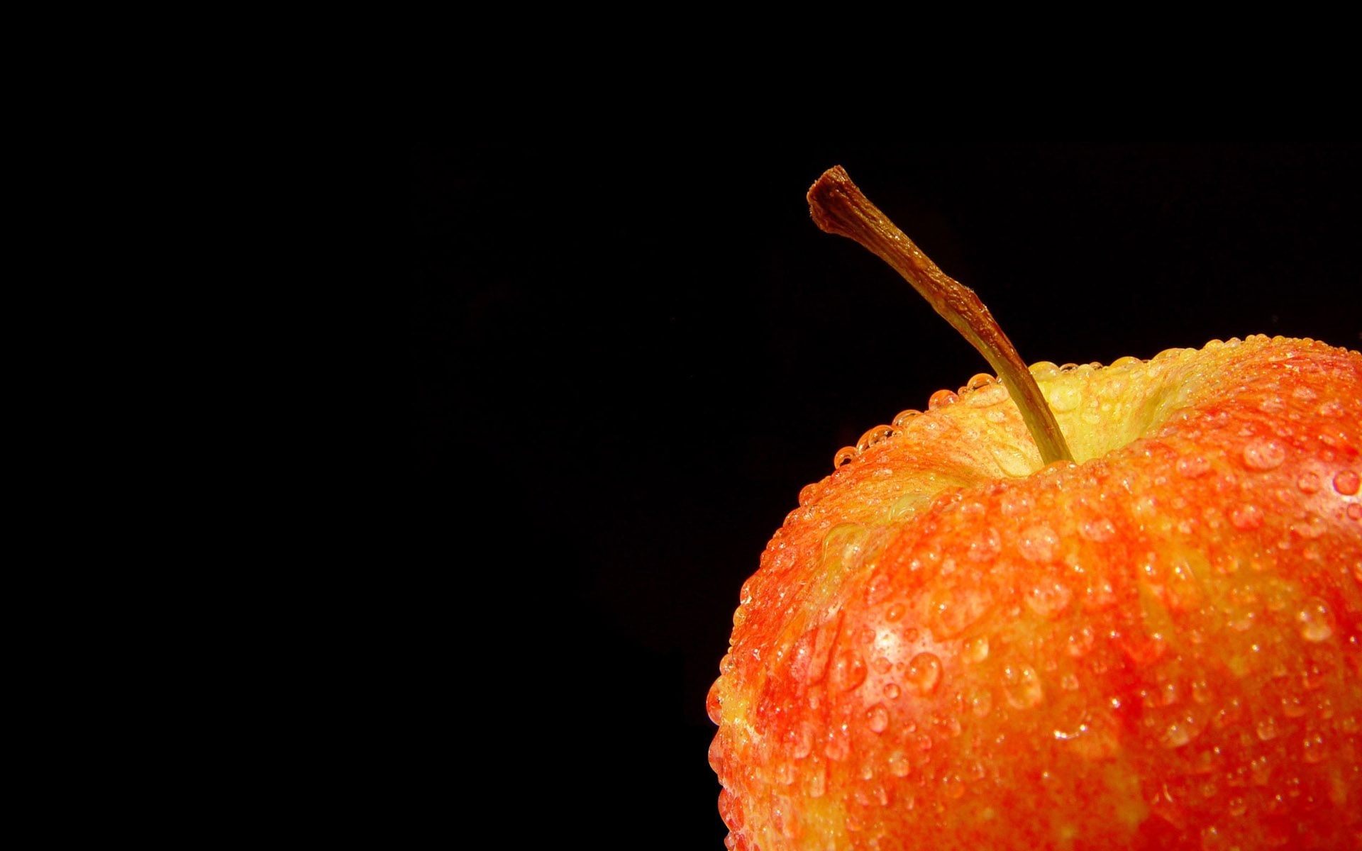 9195 скачать картинку фрукты, яблоки, черные, еда, капли - обои и заставки бесплатно