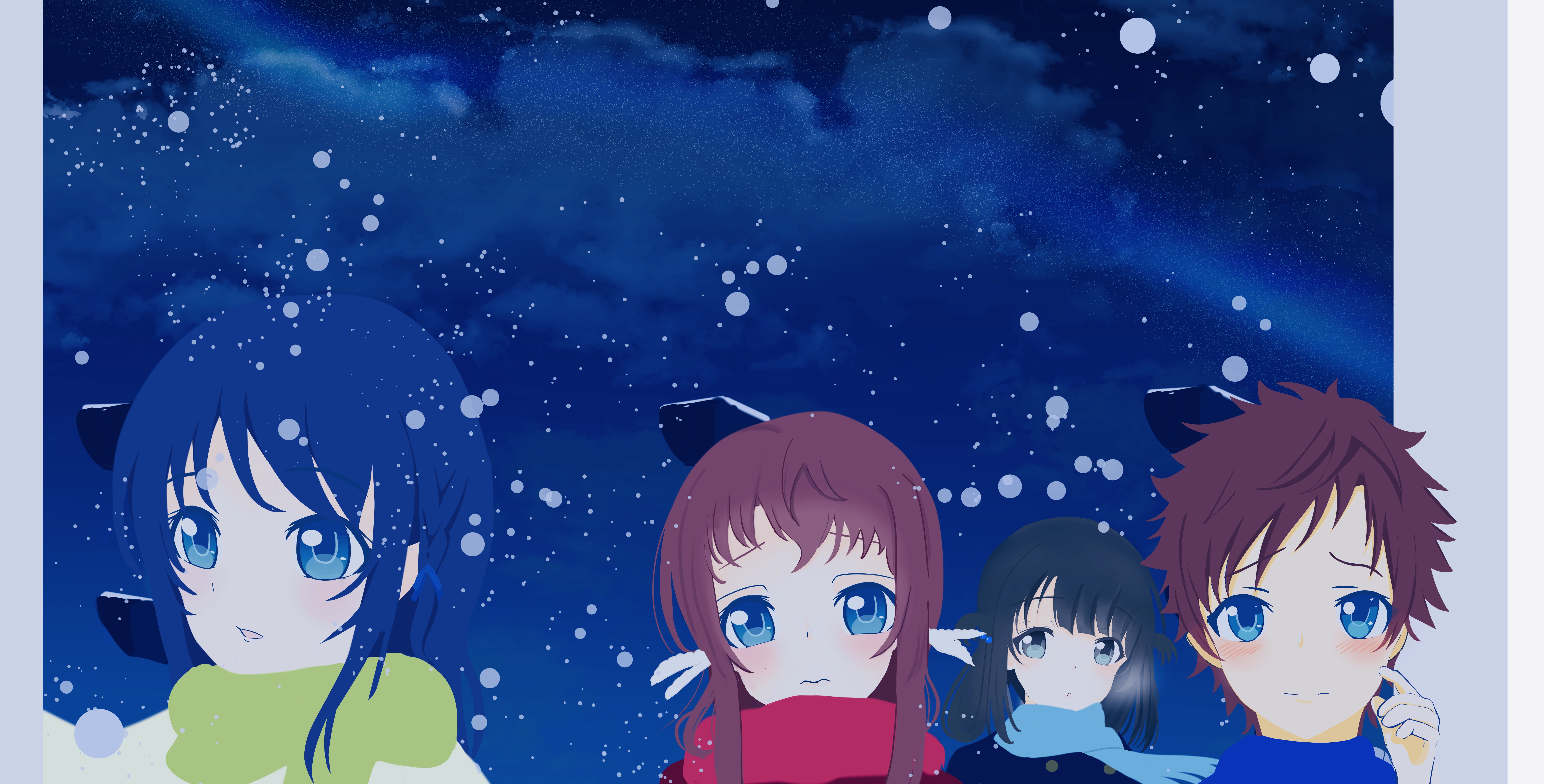 971058 Hintergrundbild herunterladen animes, nagi no asukara, chisaki hiradira, hikari sakishima, manaka mukaido, miuna shiodome - Bildschirmschoner und Bilder kostenlos