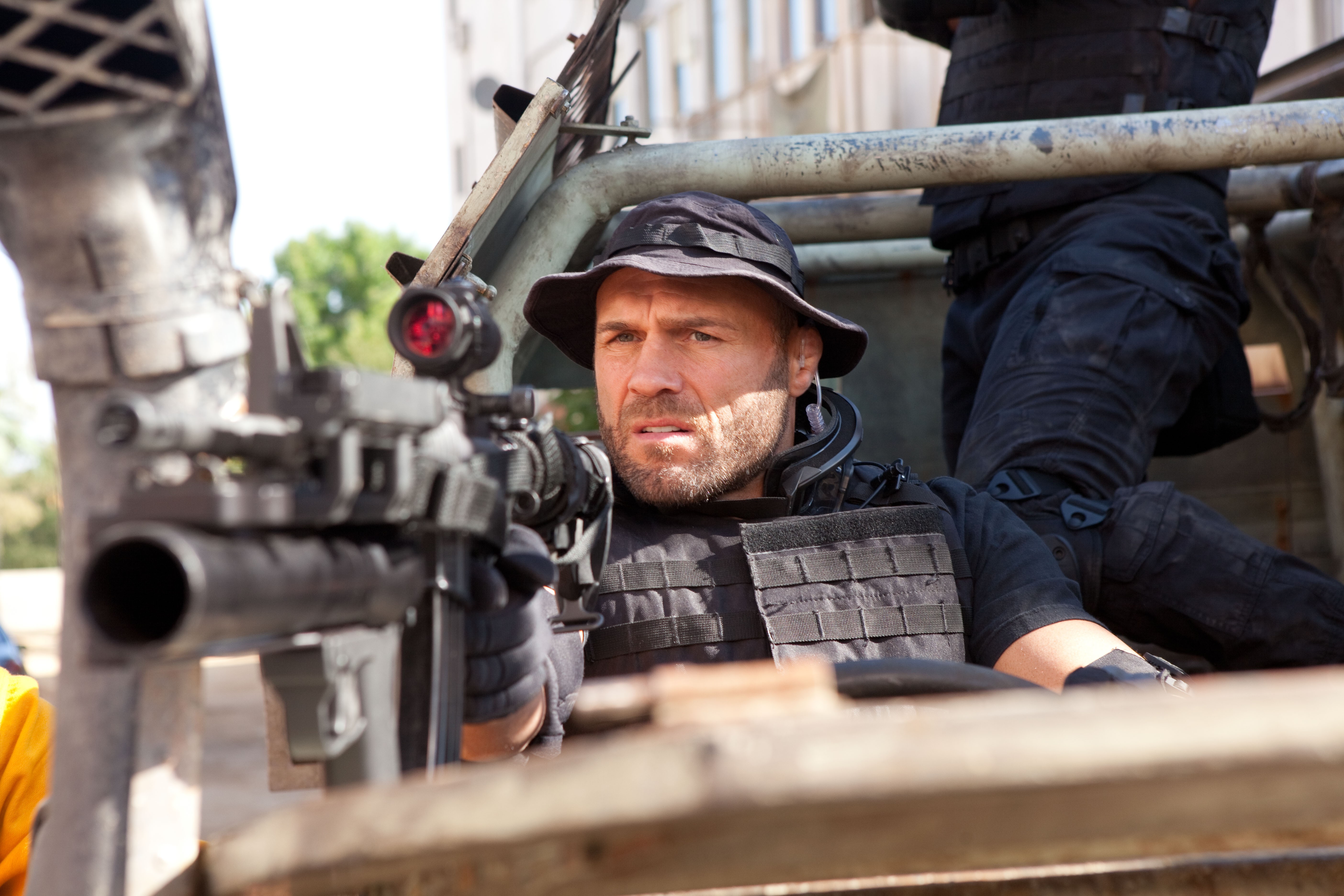 movie, the expendables 2, randy couture, toll road, the expendables