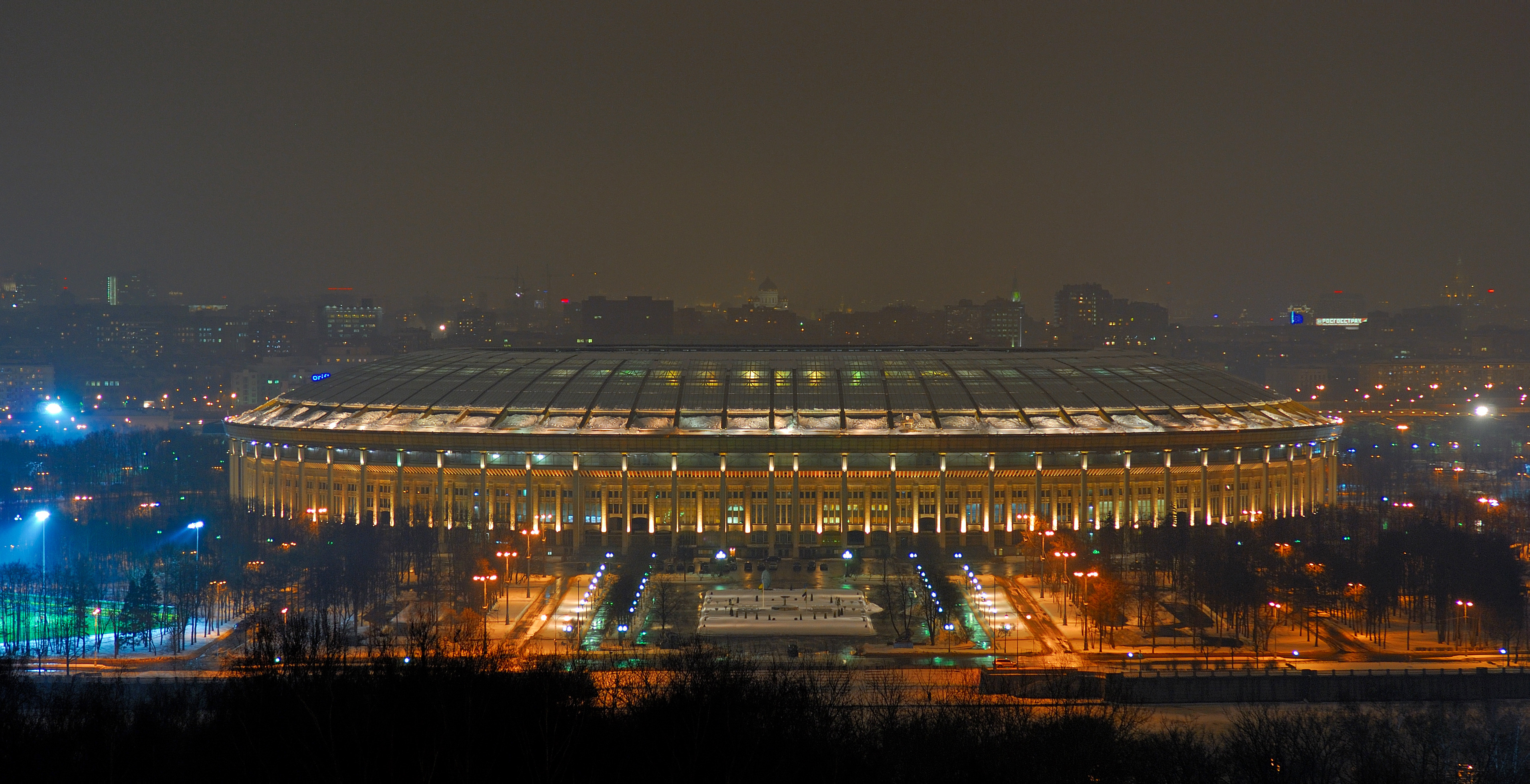 Laden Sie Luzhniki Stadion HD-Desktop-Hintergründe herunter