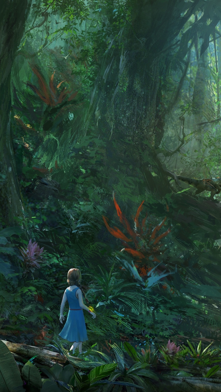 Download mobile wallpaper Forest, Child, Jungle, Video Game, Ark Park for free.