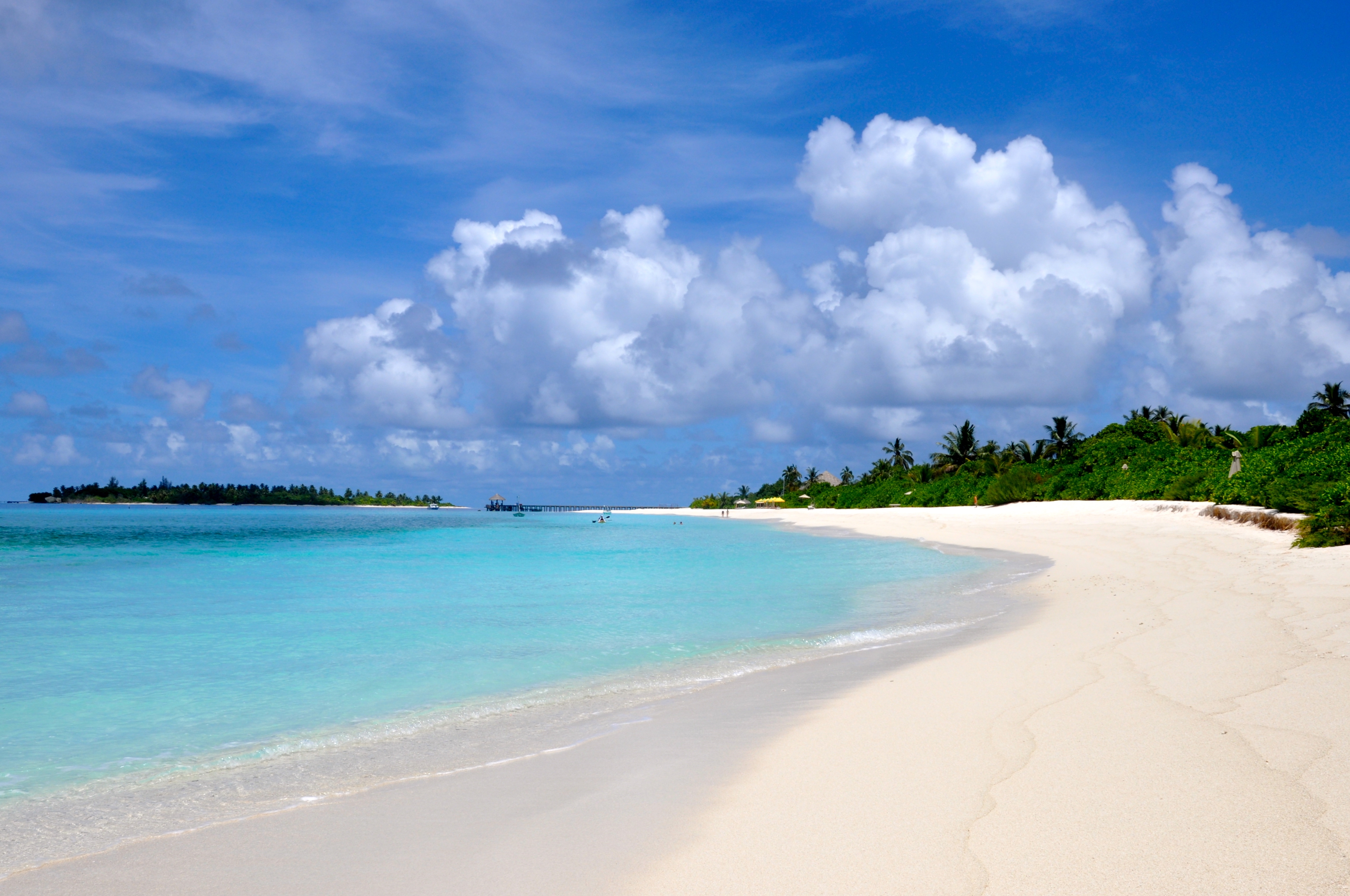 nature, beach, sand, summer, maldives