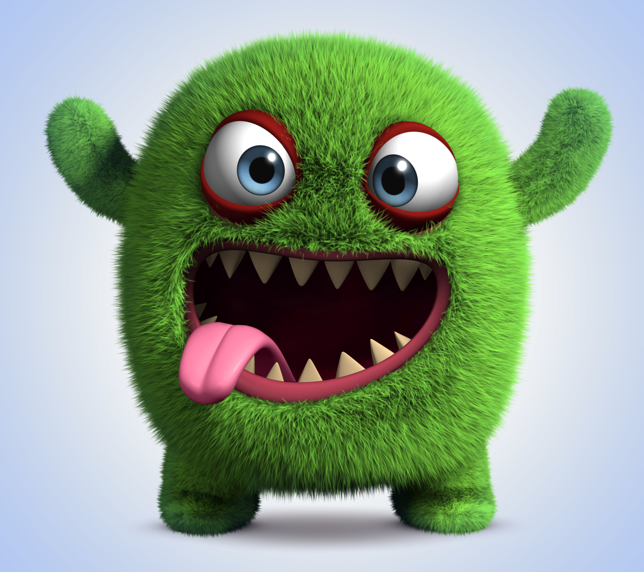 Download mobile wallpaper Monster, Humor for free.