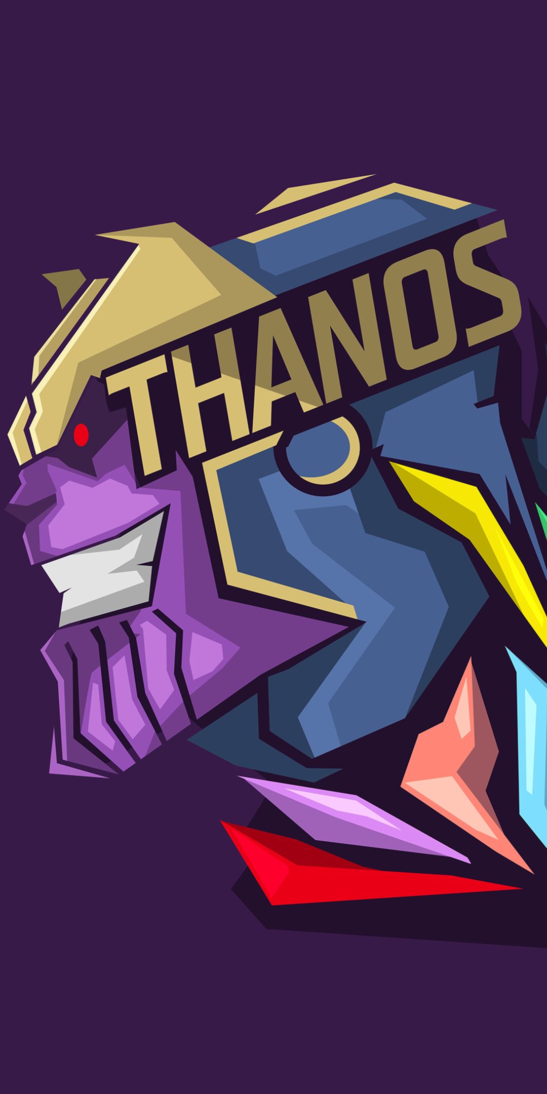 Handy-Wallpaper Comics, Thanos kostenlos herunterladen.