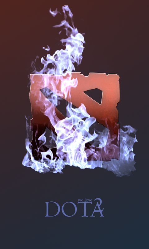 Download mobile wallpaper Fire, Dota 2, Video Game, Dota for free.