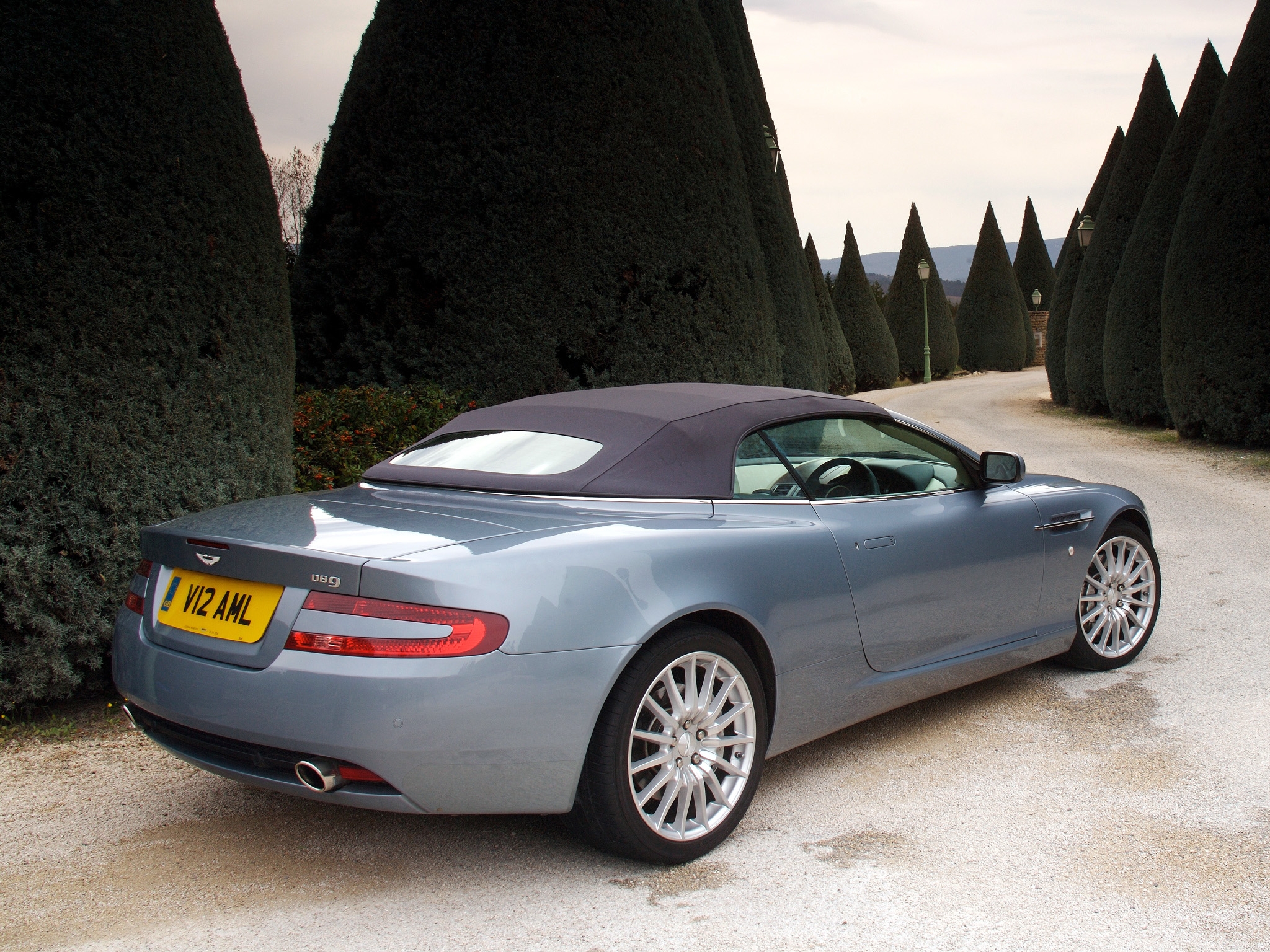 Download mobile wallpaper 2004, Db9, Aston Martin, Side View, Style, Nature, Auto, Cars for free.