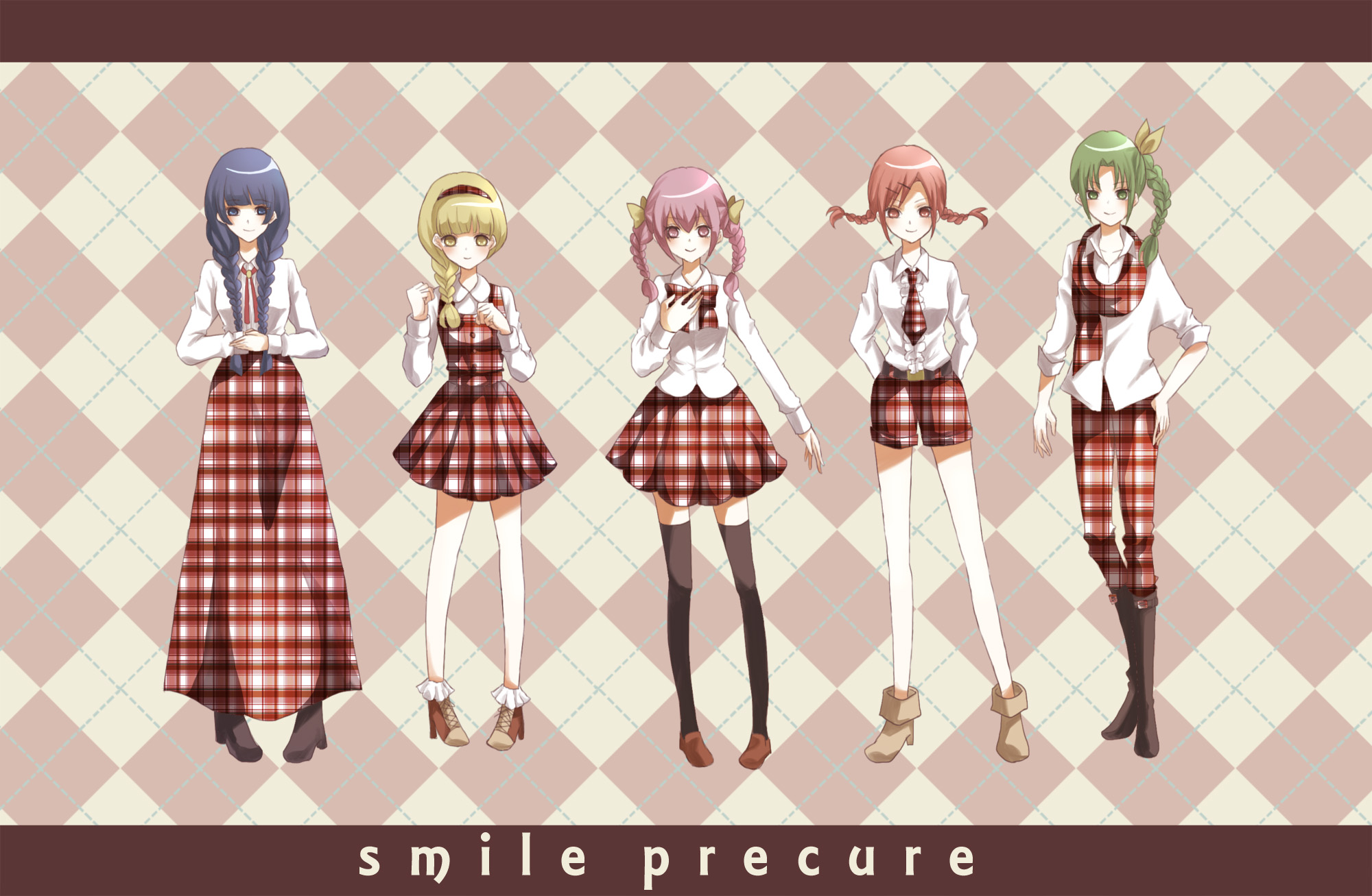anime, smile precure!