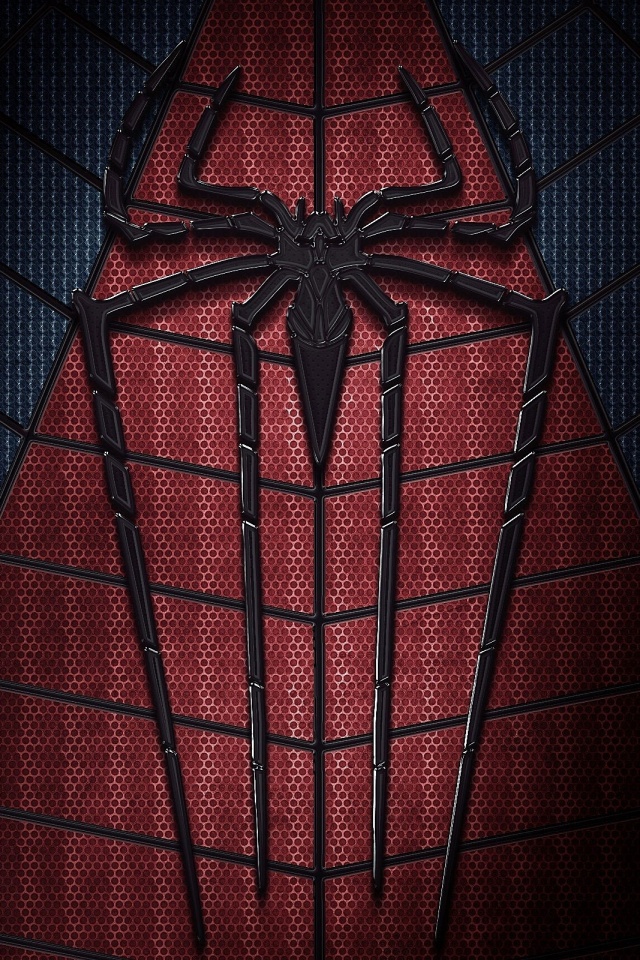 Amazing Spider-Man phone wallpaper with iconic logo design