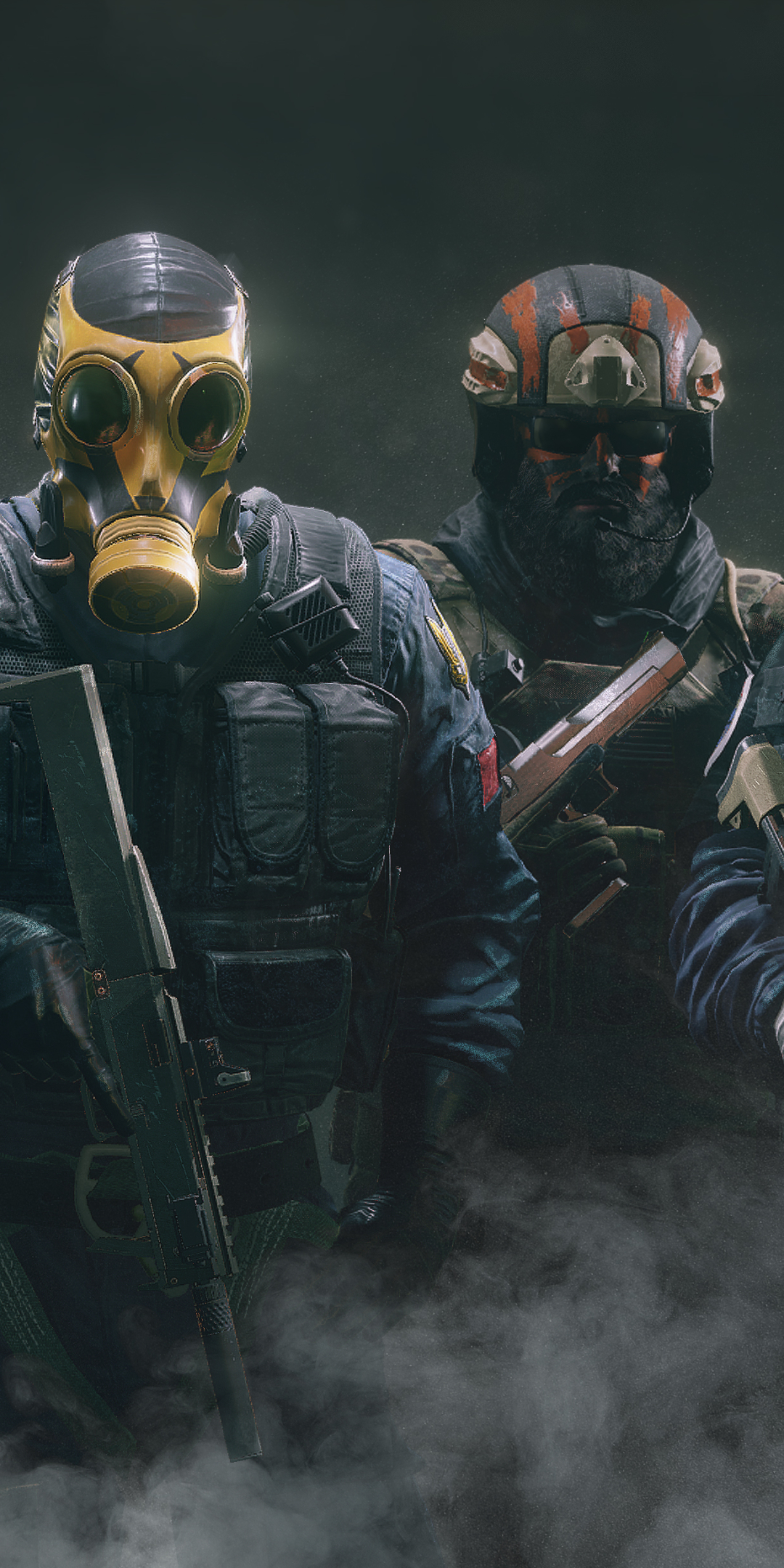 Download mobile wallpaper Gas Mask, Video Game, Tom Clancy's Rainbow Six: Siege, Smoke (Tom Clancy's Rainbow Six: Siege), Blackbeard (Tom Clancy's Rainbow Six: Siege) for free.
