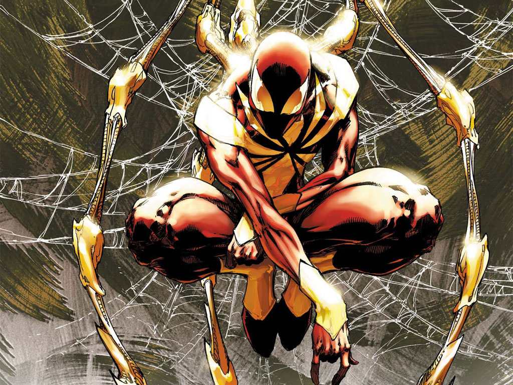 comics, spider man, iron spider