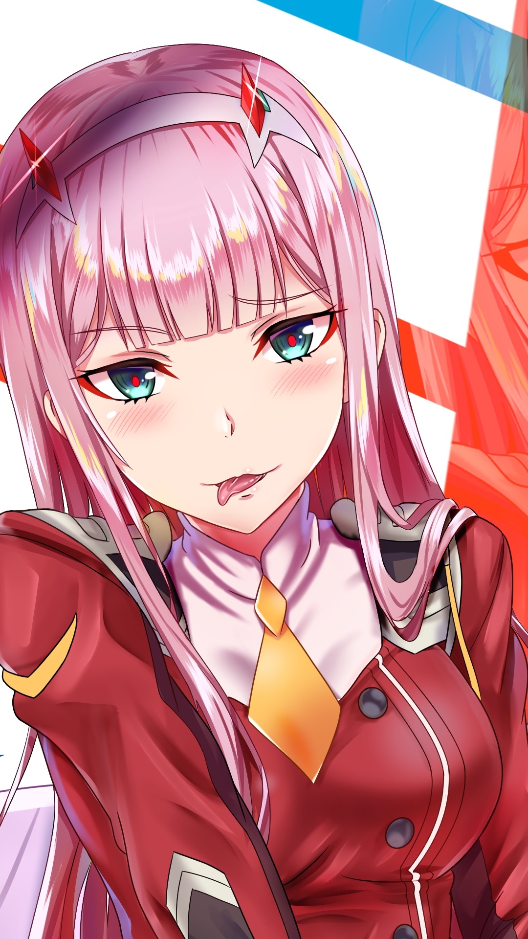 Handy-Wallpaper Animes, Darling In The Franxx, Zero Two (Liebling Im Franxx) kostenlos herunterladen.