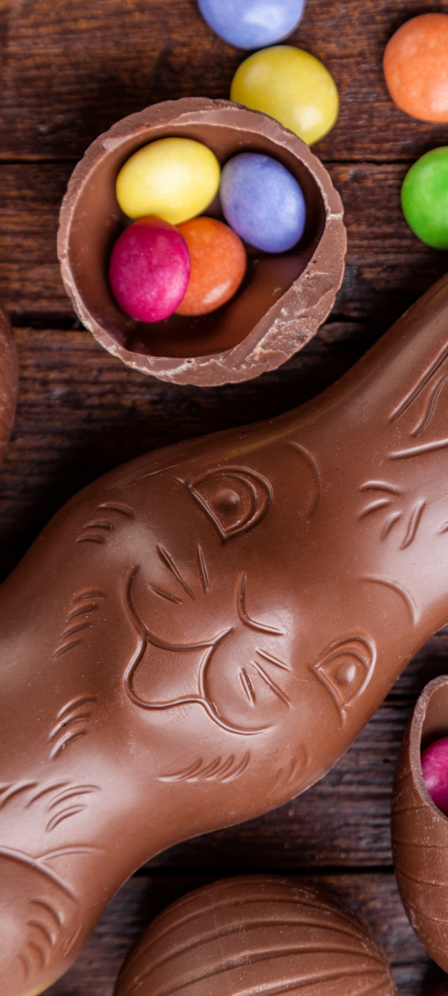 Download mobile wallpaper Easter, Chocolate, Holiday, Candy for free.