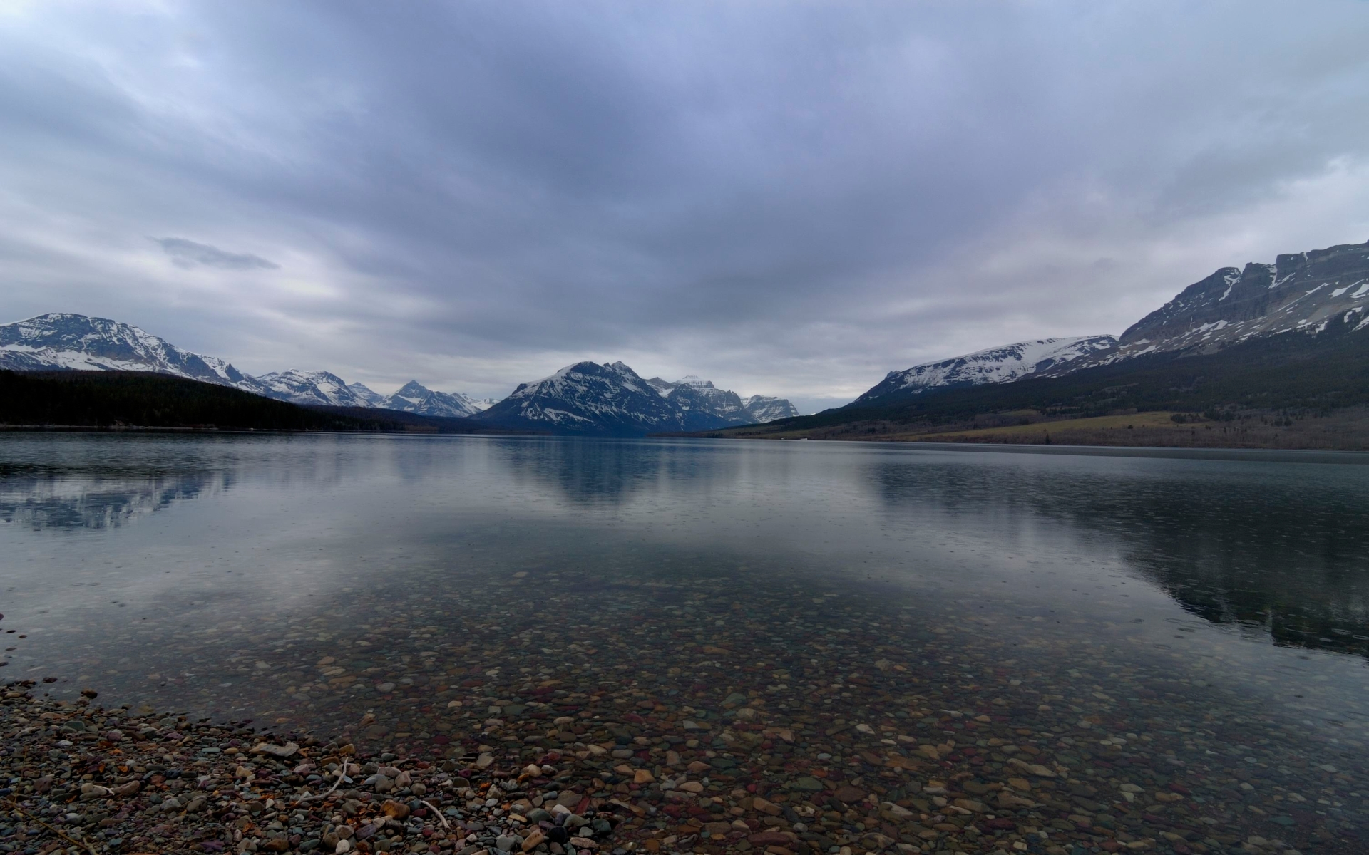 Descarga gratuita de fondo de pantalla para móvil de Tierra/naturaleza, Lago Saint Mary.