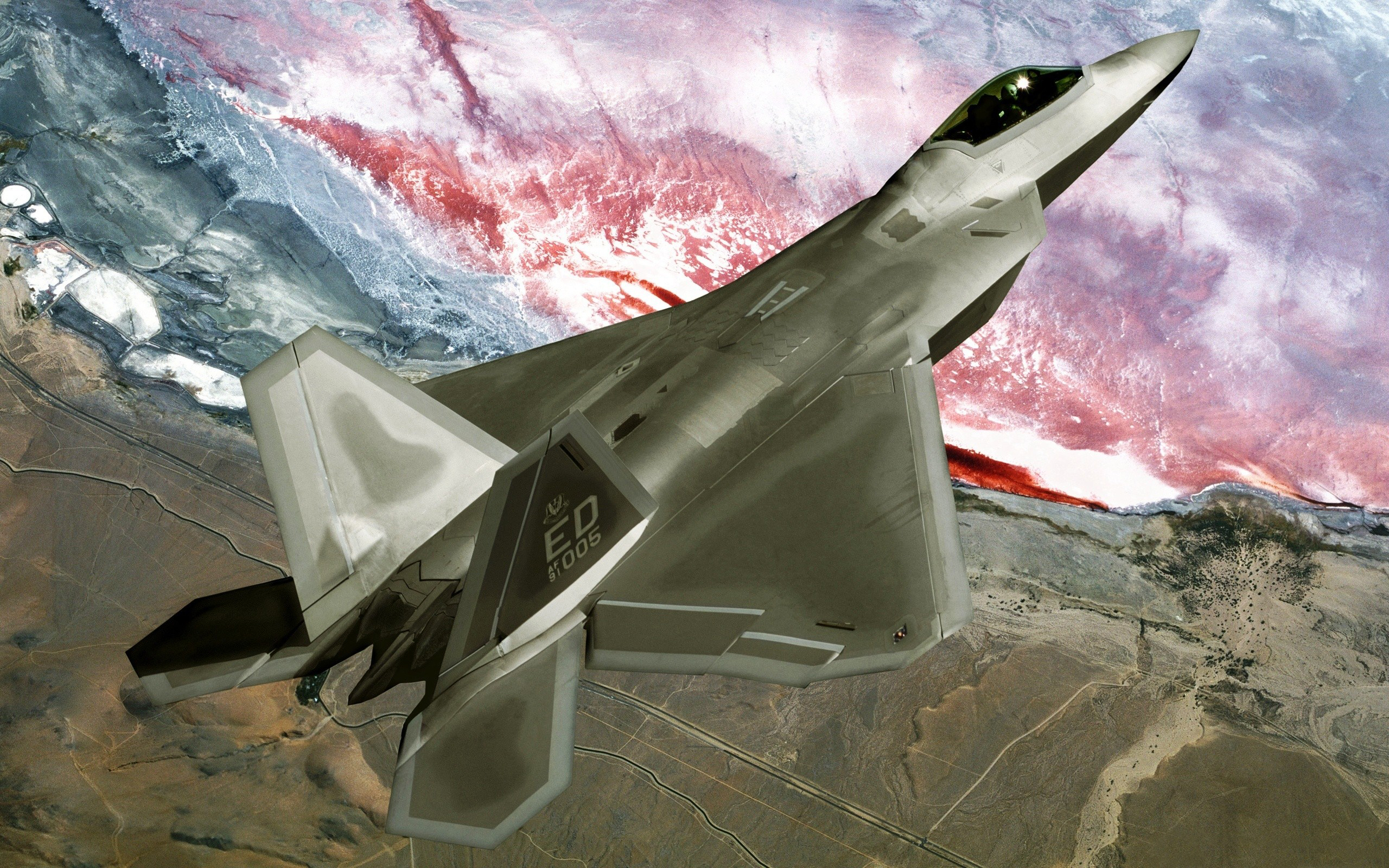 Download mobile wallpaper Military, Lockheed Martin F 22 Raptor, Jet Fighters for free.