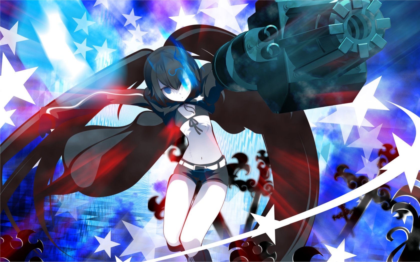 Download mobile wallpaper Anime, Black Rock Shooter for free.