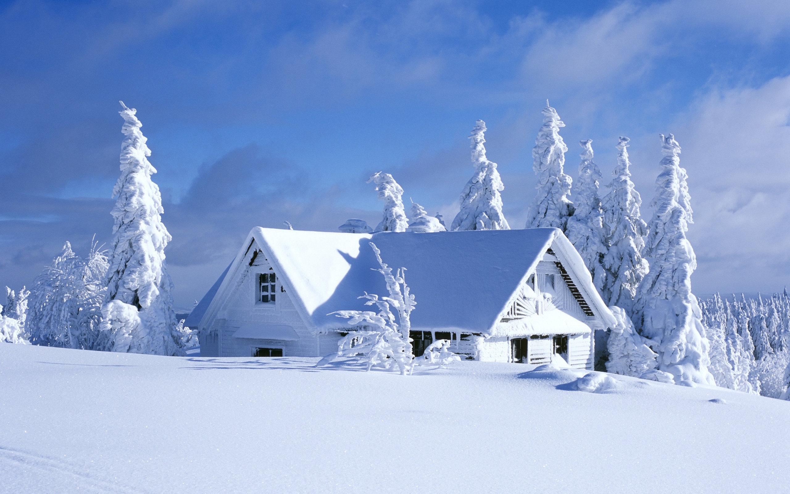 Скачати мобільні шпалери Зима, Сніг, Фотографія, Будинок безкоштовно.