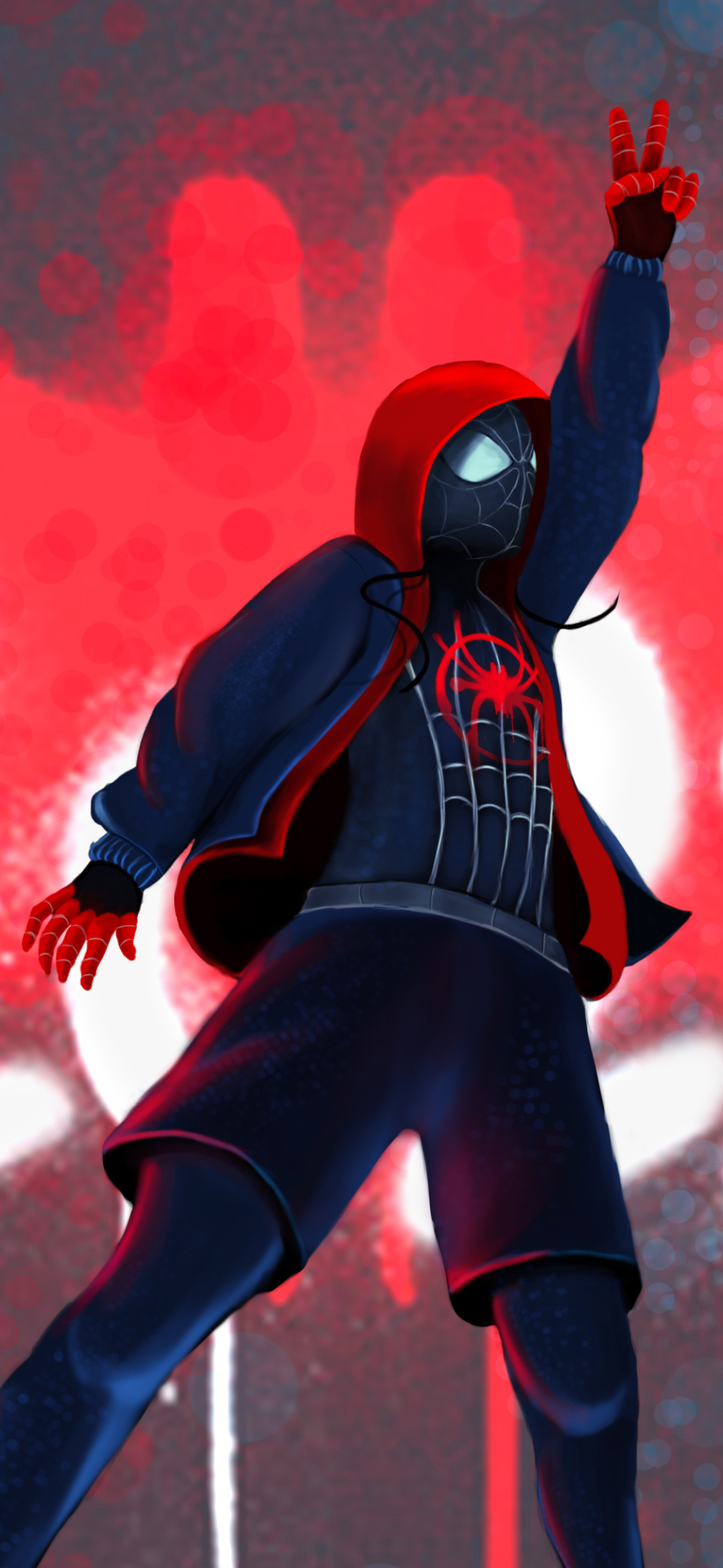 Download mobile wallpaper Spider Man, Movie, Miles Morales, Spider Man: Across The Spider Verse, Spider Man Into The Spider Verse 2 for free.
