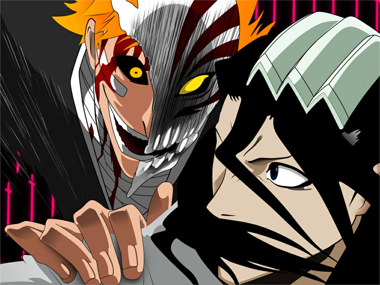 Descarga gratuita de fondo de pantalla para móvil de Animado, Bleach: Burîchi, Ichigo Kurosaki, Byakuya Kuchiki.