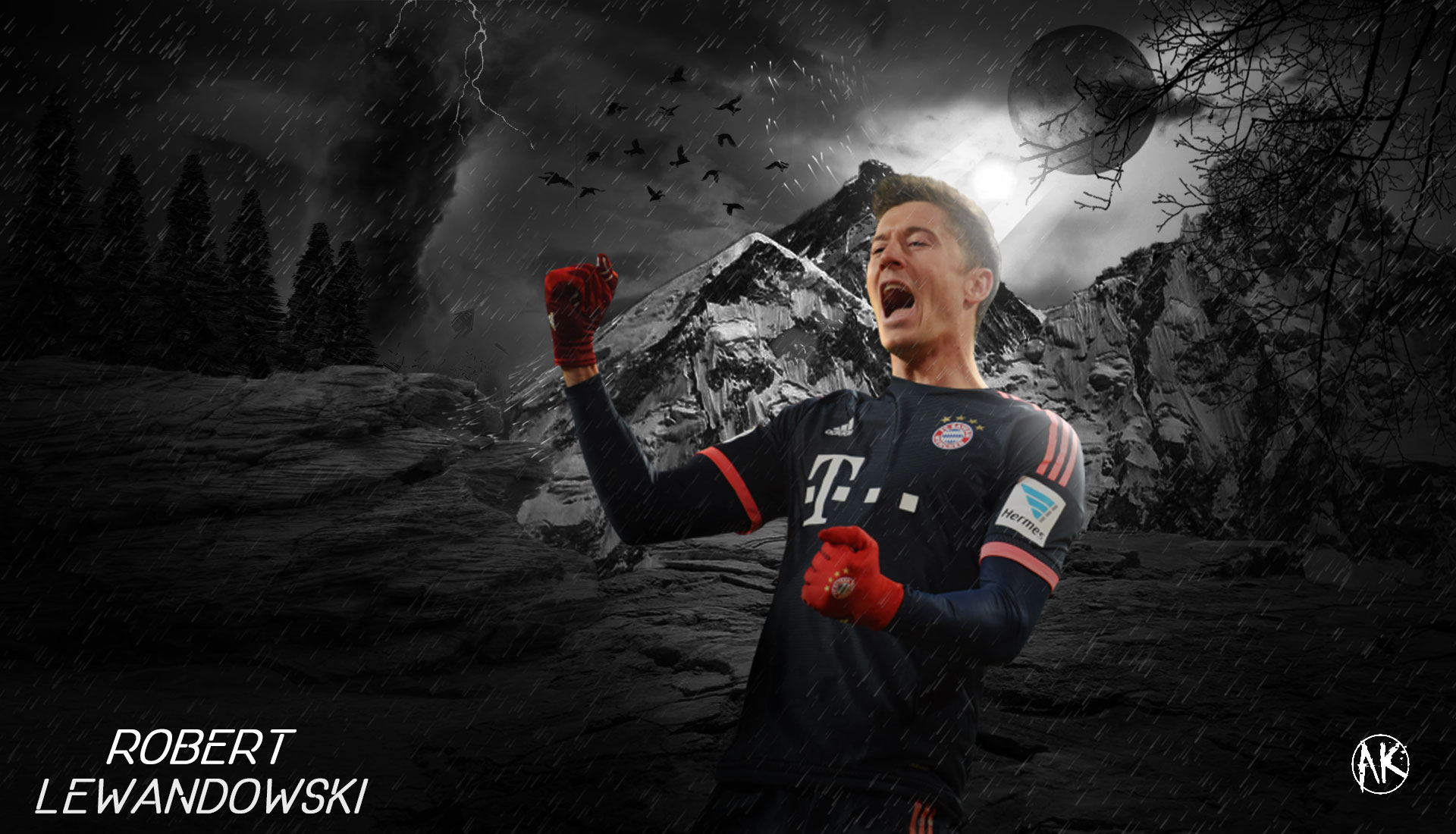 Download mobile wallpaper Sports, Soccer, Fc Bayern Munich, Robert Lewandowski for free.