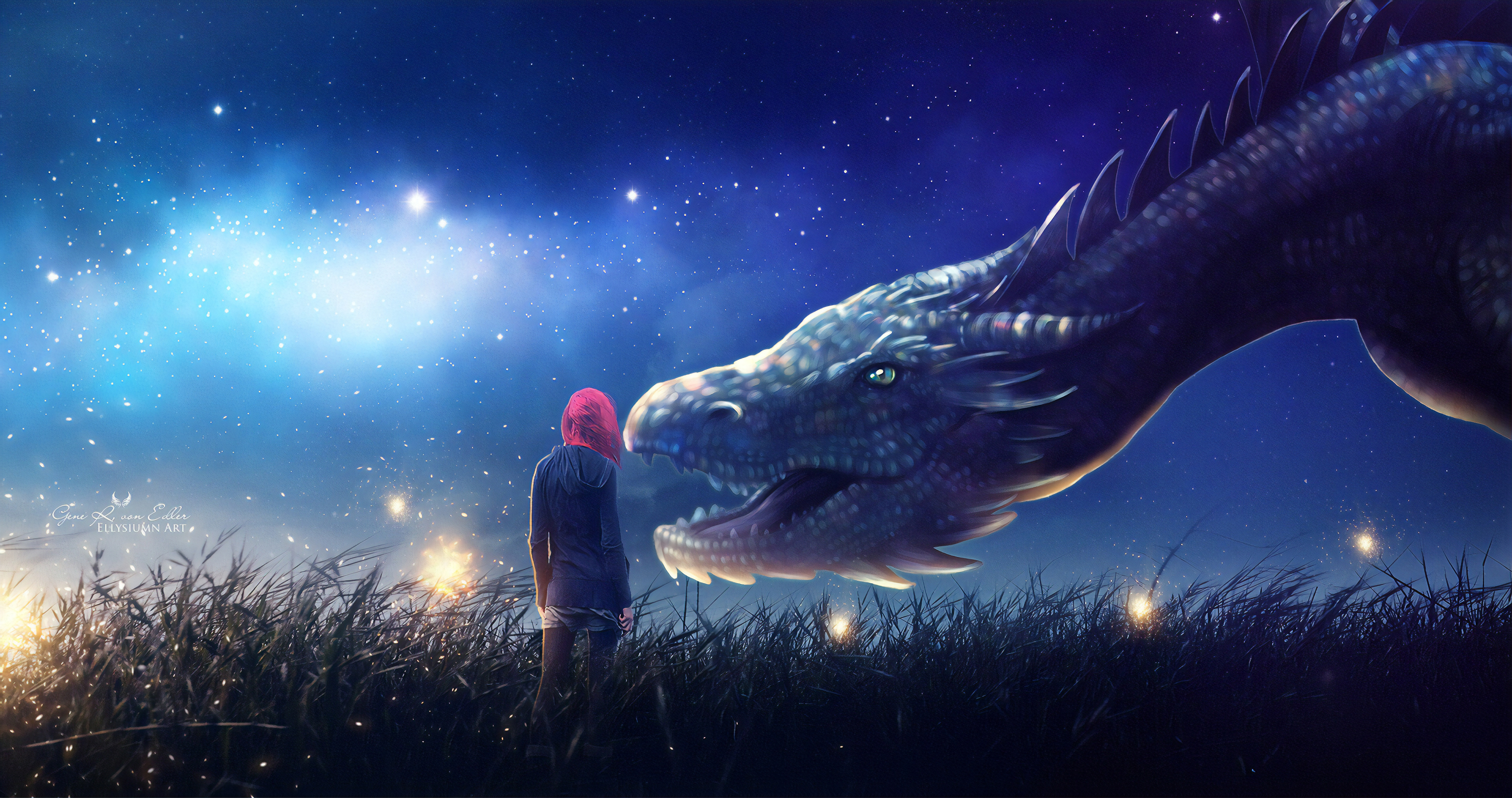 Free download wallpaper Fantasy, Dragon on your PC desktop