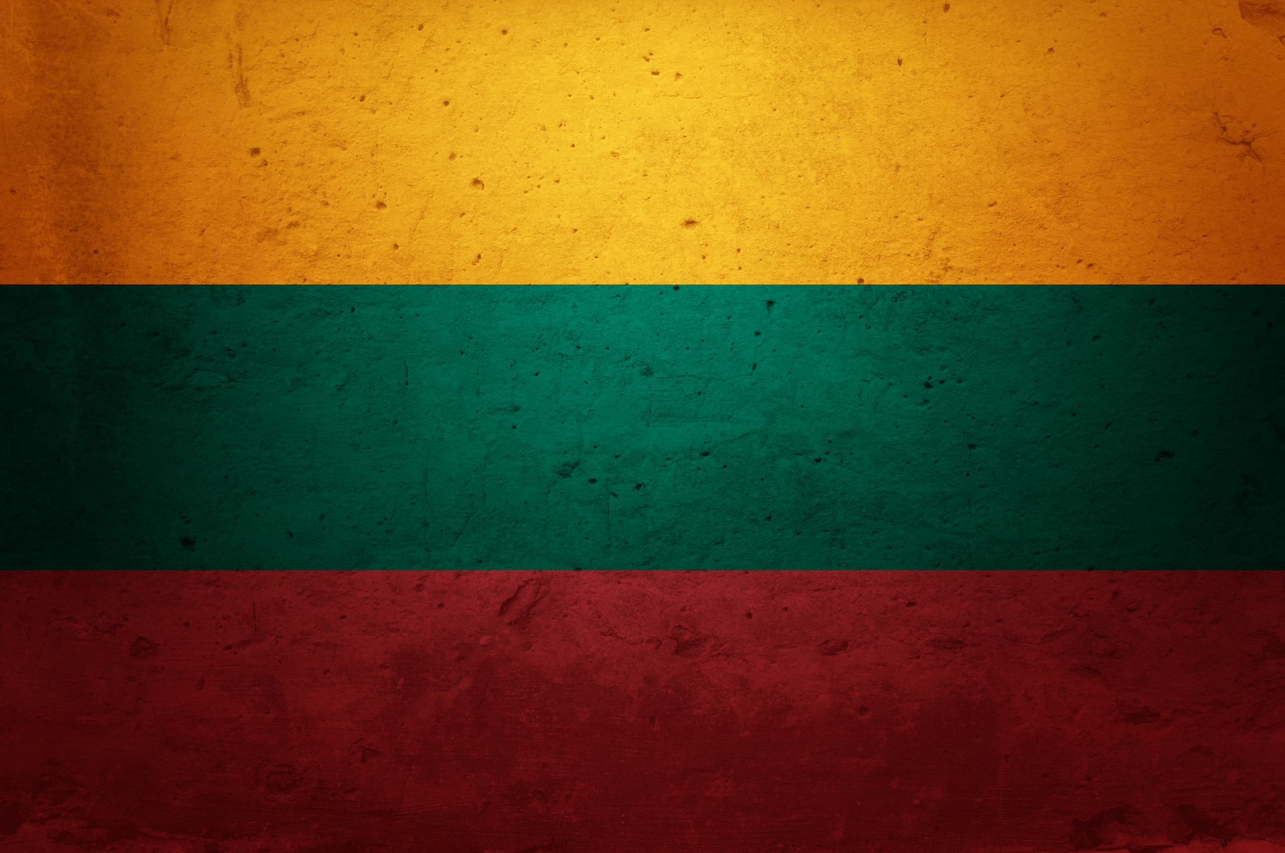 Laden Sie Flagge Von Litauen HD-Desktop-Hintergründe herunter