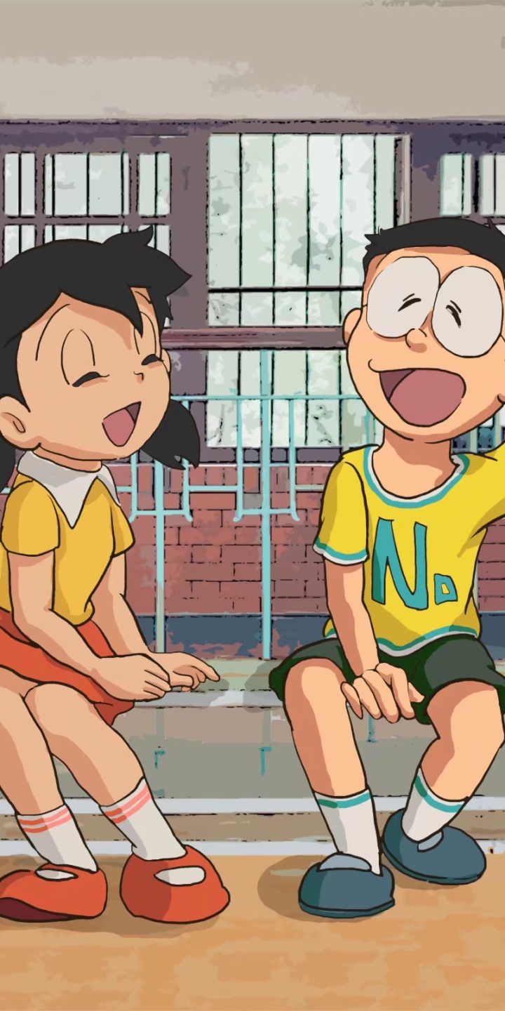 Download mobile wallpaper Anime, Doraemon, Shizuka Minamoto, Nobita Nobi for free.