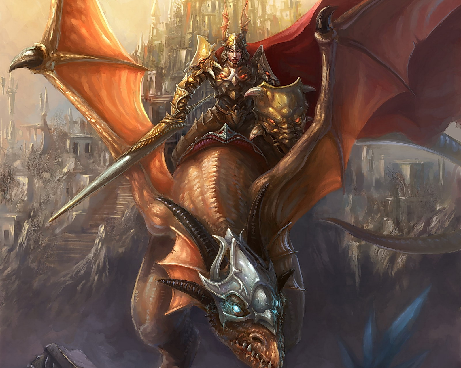 Download mobile wallpaper Fantasy, Dragon for free.