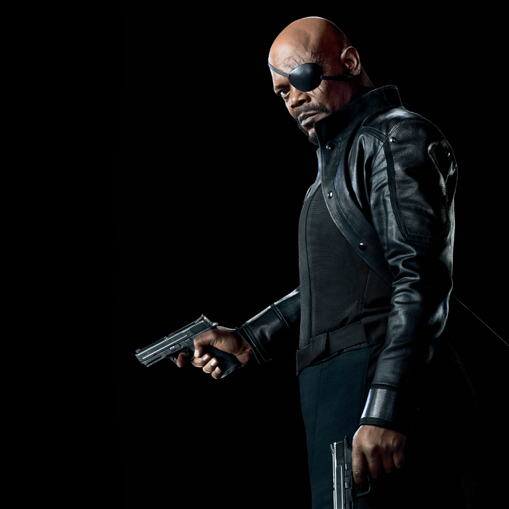 Download mobile wallpaper Avengers, Movie, Nick Fury, The Avengers, Samuel L Jackson, Eye Patch for free.