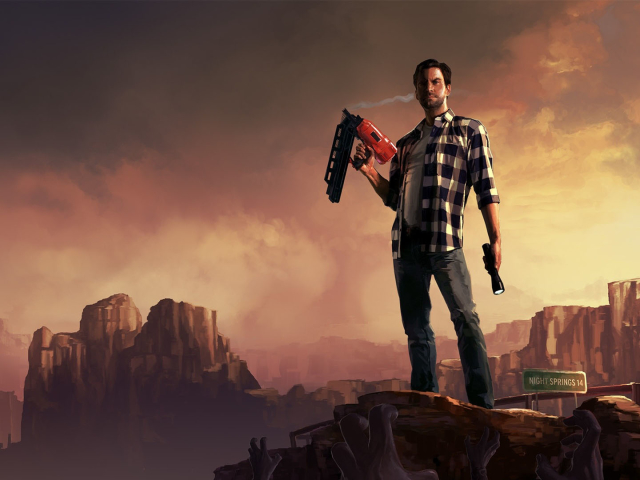 video game, alan wake's american nightmare