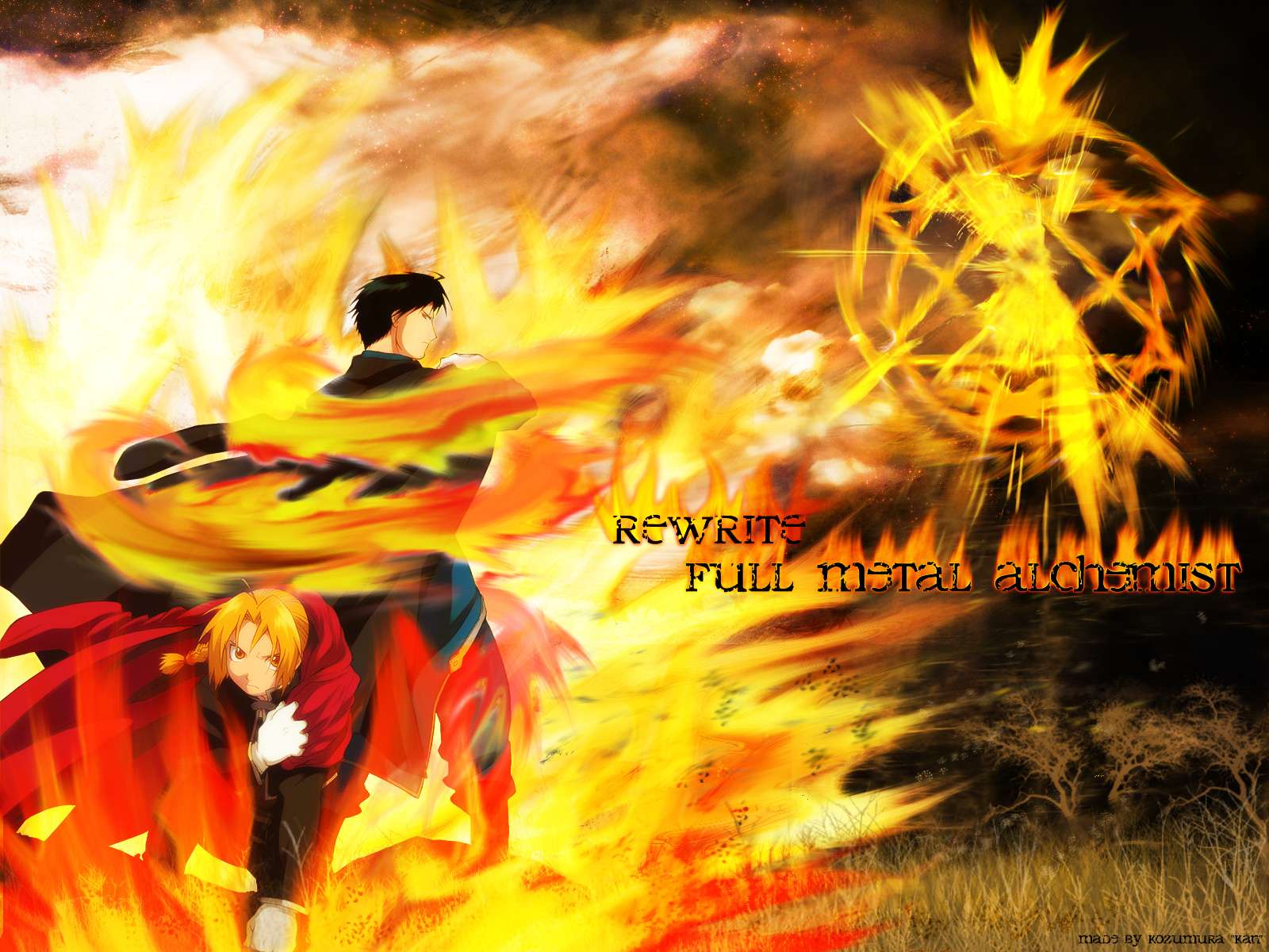 Laden Sie das Fullmetal Alchemist, Animes, Edward Elric, Roy Mustang-Bild kostenlos auf Ihren PC-Desktop herunter