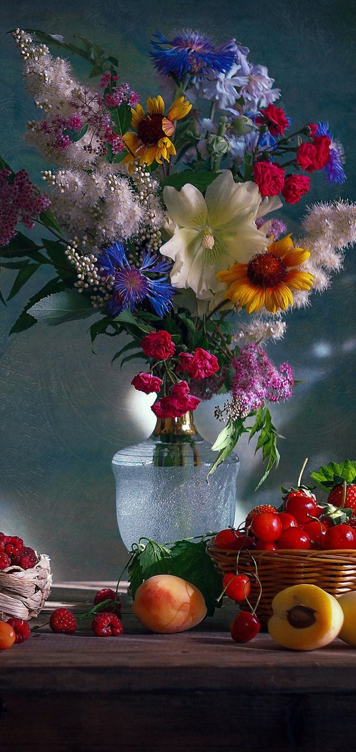 Download mobile wallpaper Food, Still Life, Flower, Bouquet for free.