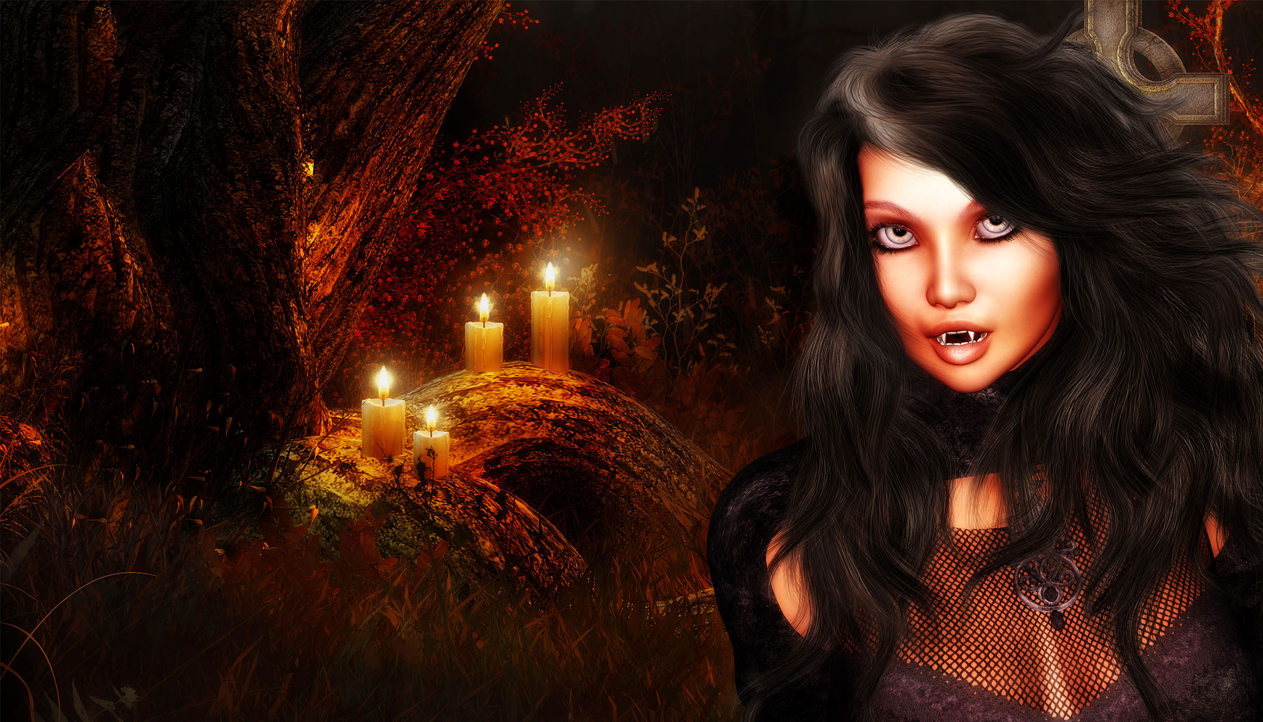 Free download wallpaper Fantasy, Vampire on your PC desktop