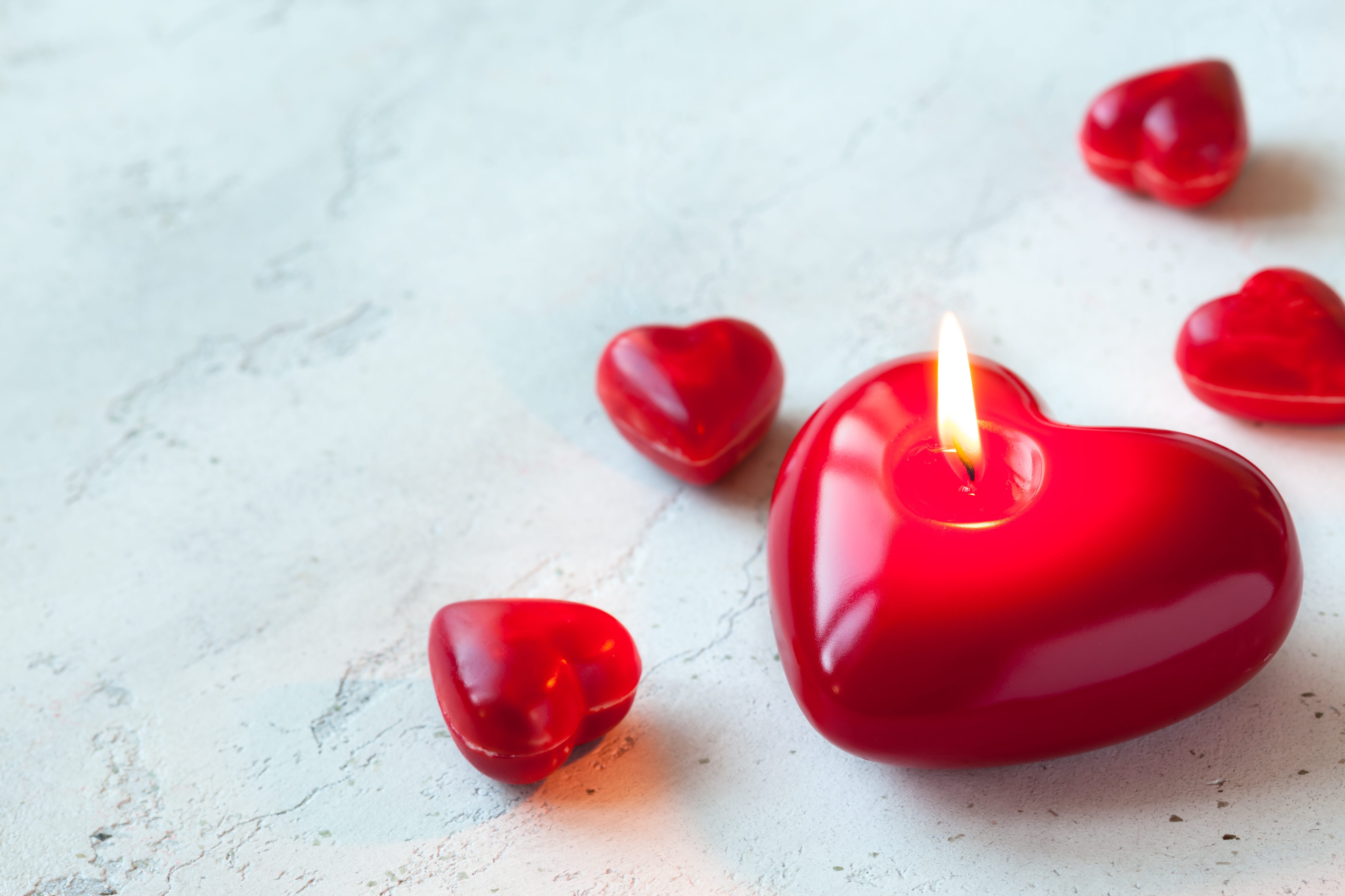 Download mobile wallpaper Heart, Candle, Photography, Romantic for free.