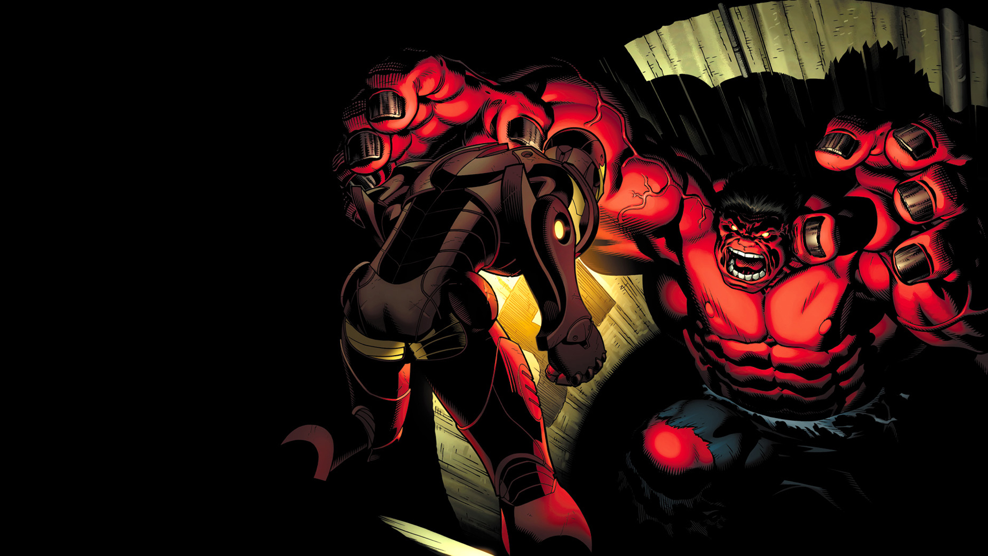 224021 descargar fondo de pantalla historietas, iron man, casco, hulk rojo: protectores de pantalla e imágenes gratis