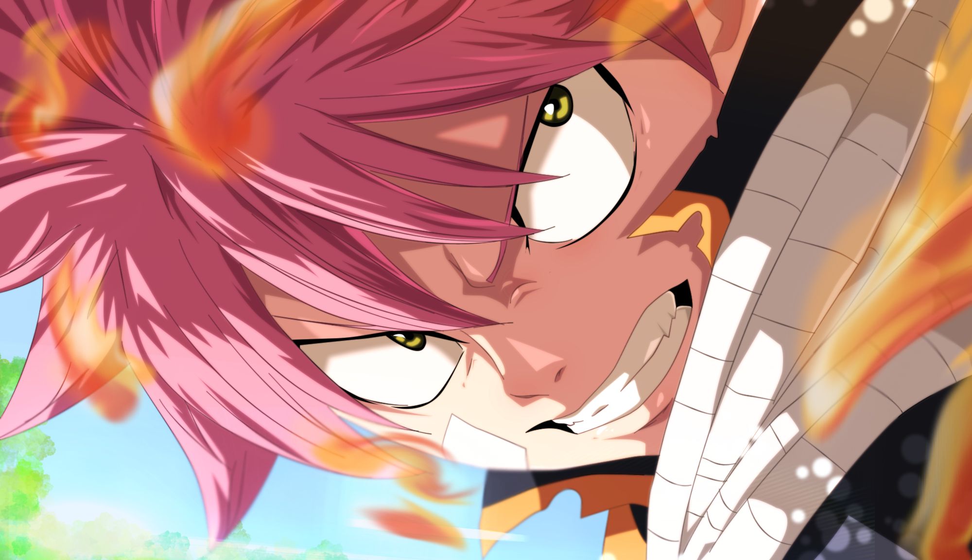 Handy-Wallpaper Animes, Fairy Tail, Natsu Dragneel kostenlos herunterladen.