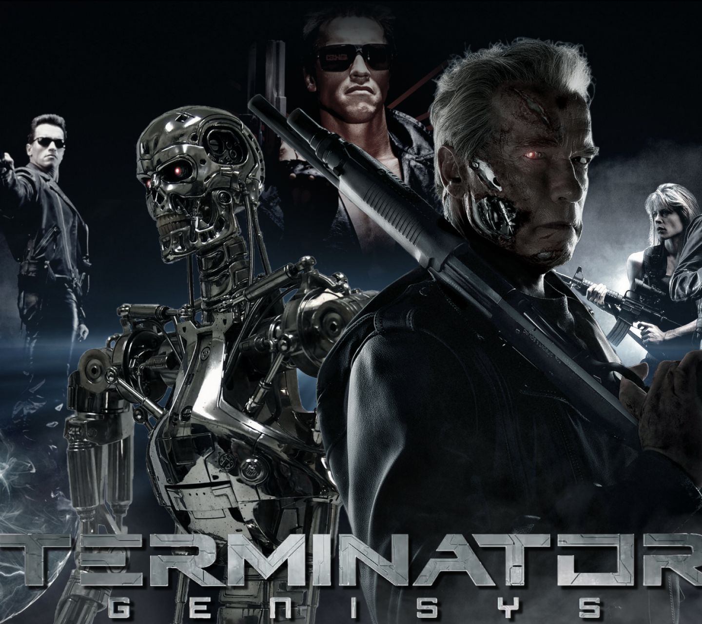 Téléchargez gratuitement l'image Arnold Schwarzenegger, Terminator, Film, Terminateur, Terminator Genisys sur le bureau de votre PC